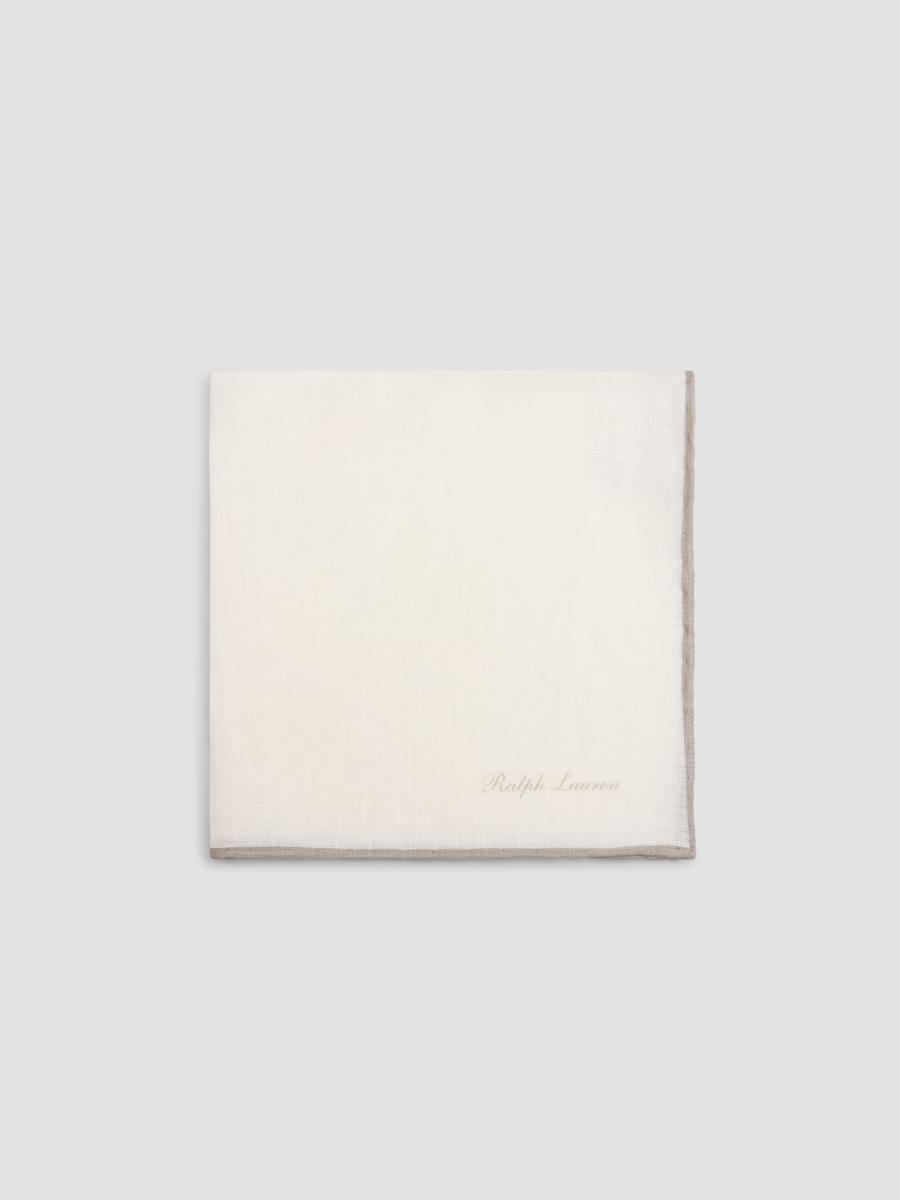 Ralph Lauren Purple Label Linen Tipped Pocket Square | Saks Fifth
