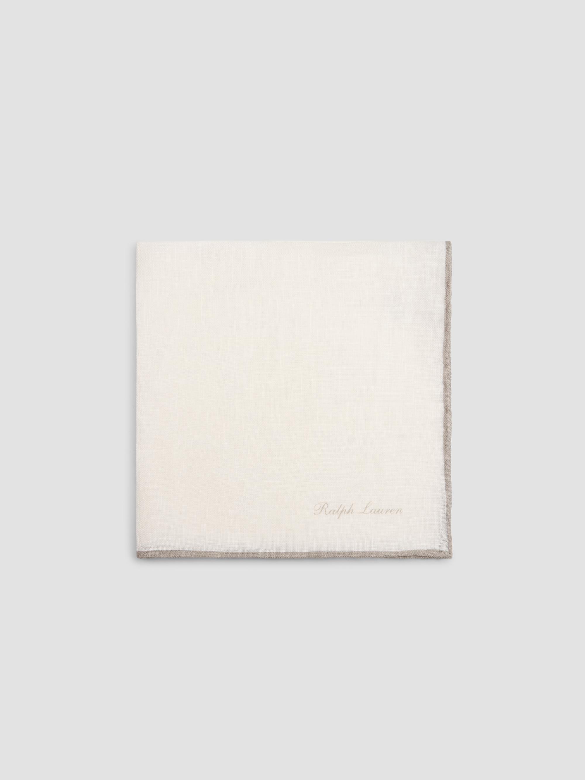 Ralph Lauren Purple Label Linen Tipped Pocket Square | Saks Fifth