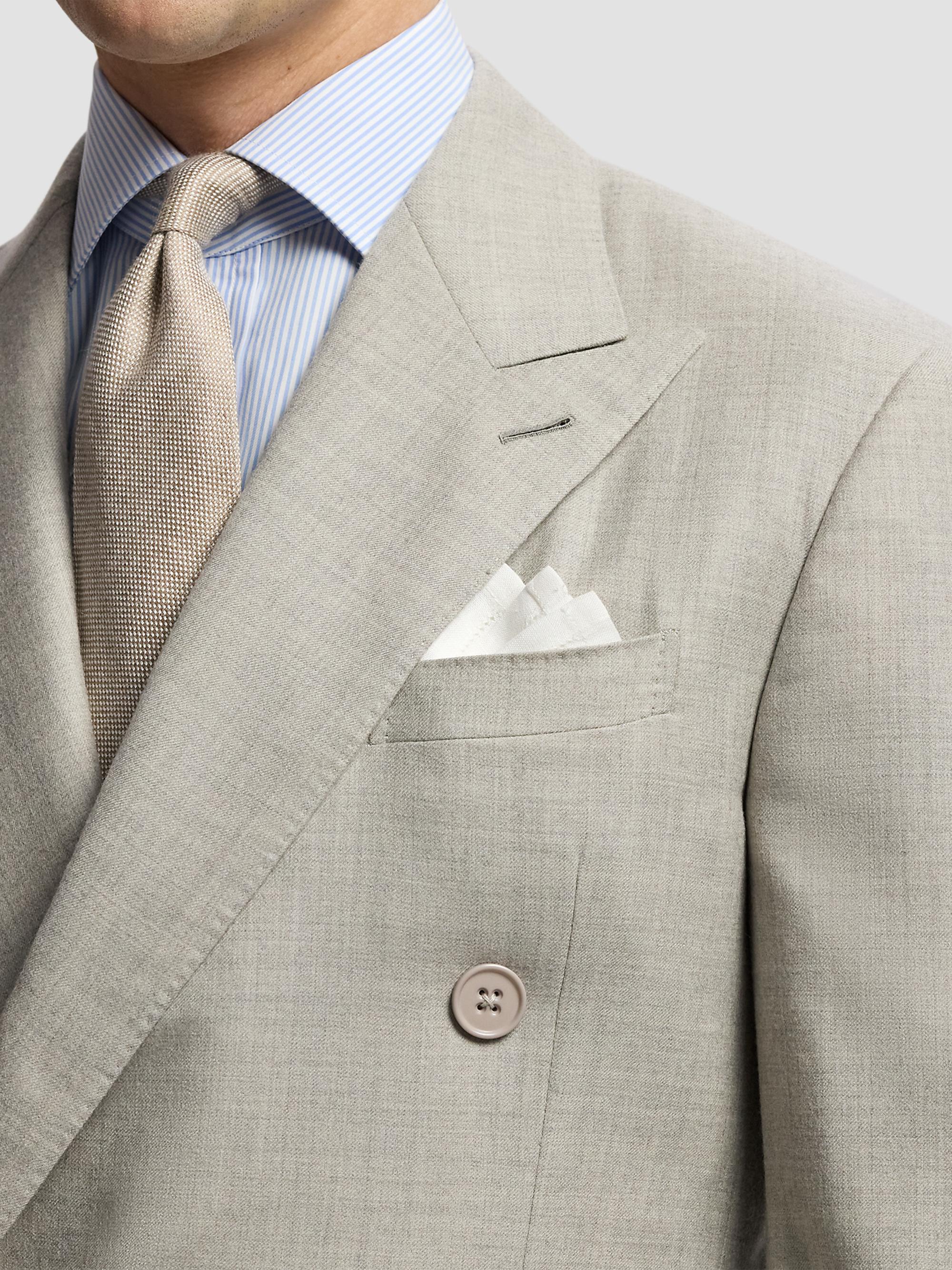 Ralph Lauren Purple Label Double-Breasted Wool Flannel Suit | Saks