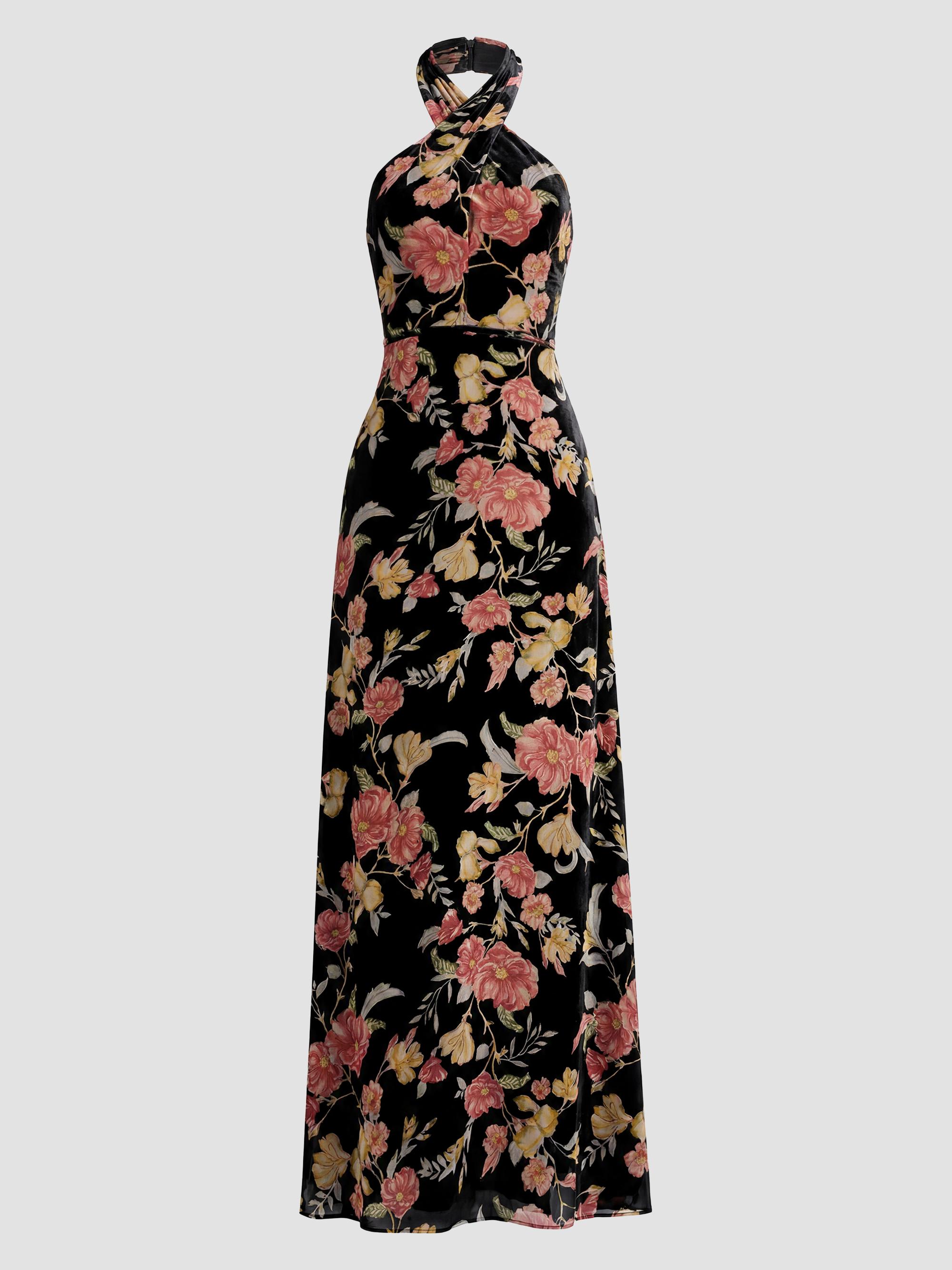 carlita maxi dress CASLON Smocked Carlita Multi Stripe Maxi Dress Sleeveless Size M