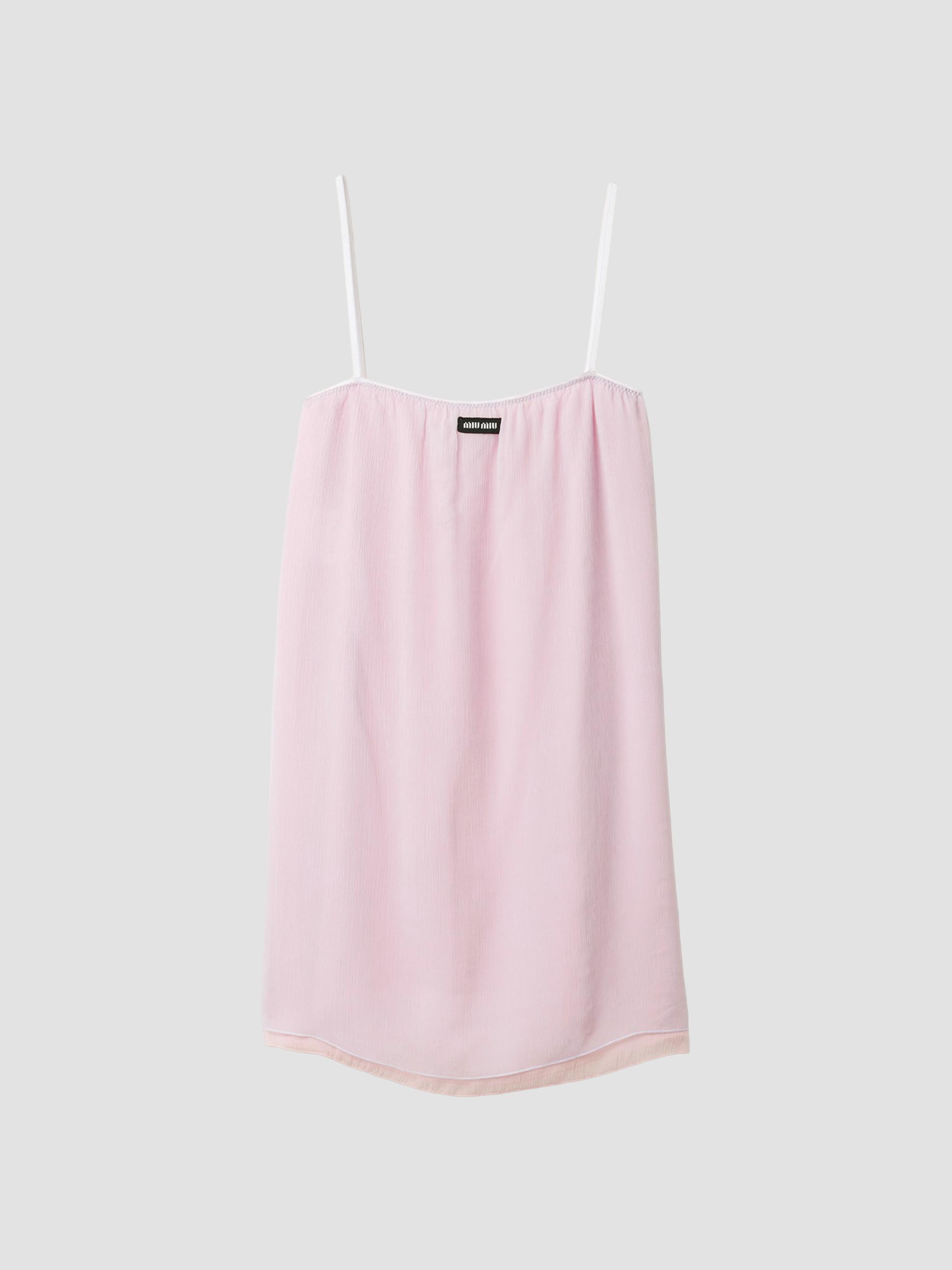 Miu Miu Women's Chiffon Dress - Mauve | Thumbnail 6