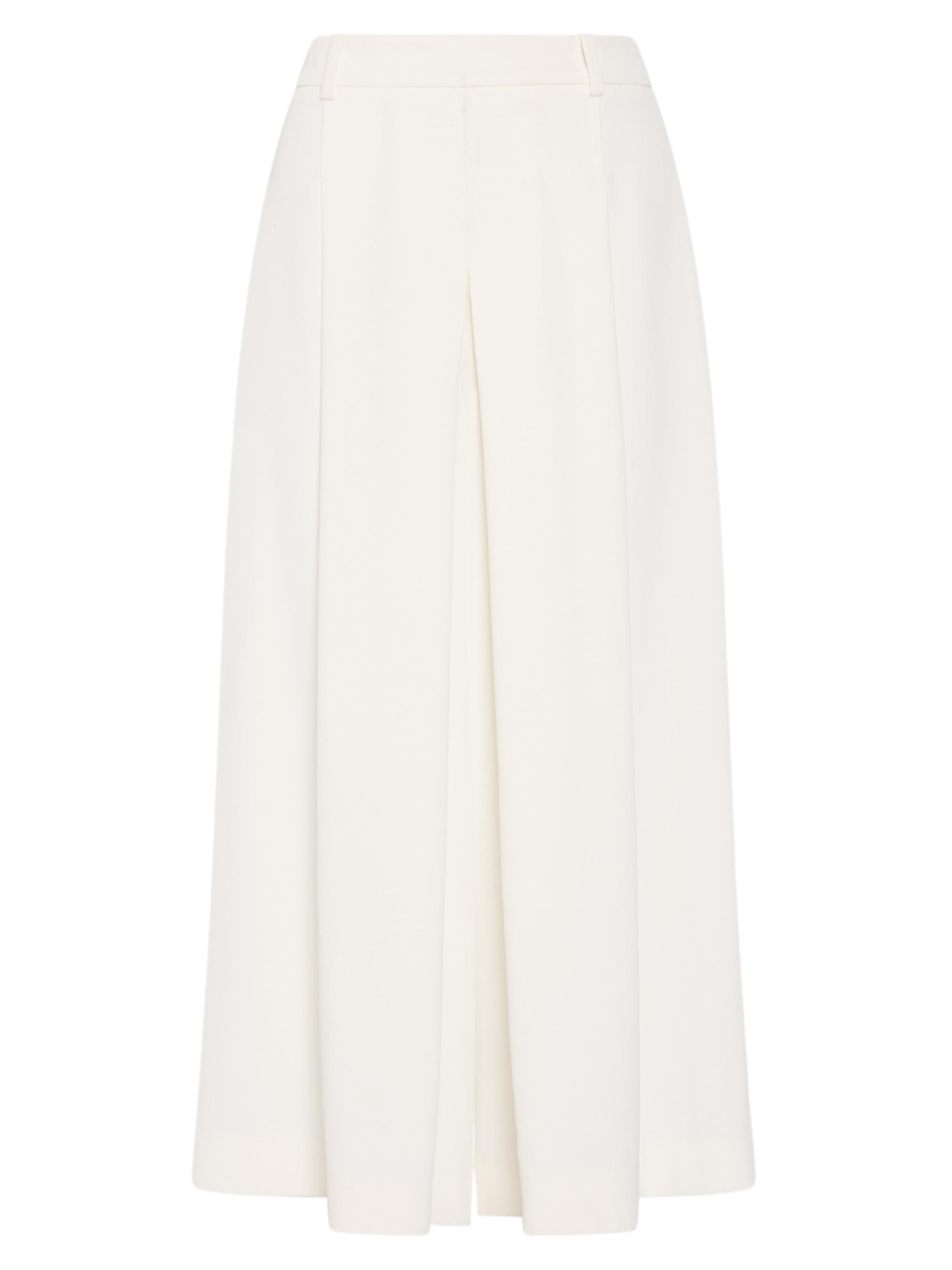 Milly Women's Layla Pleated Culottes - White