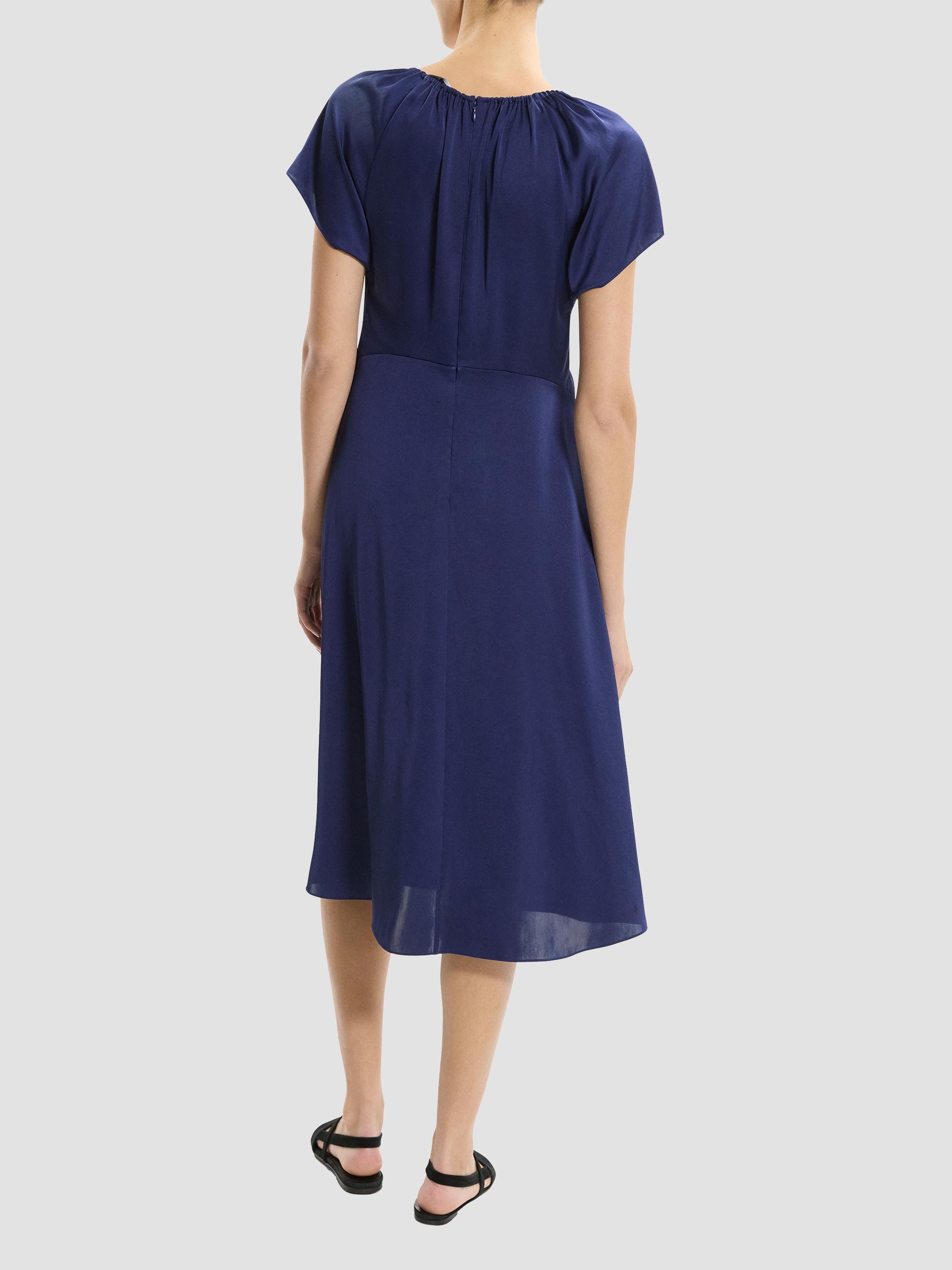 theory a line midi dress Theory Satin A-Line Midi Dress