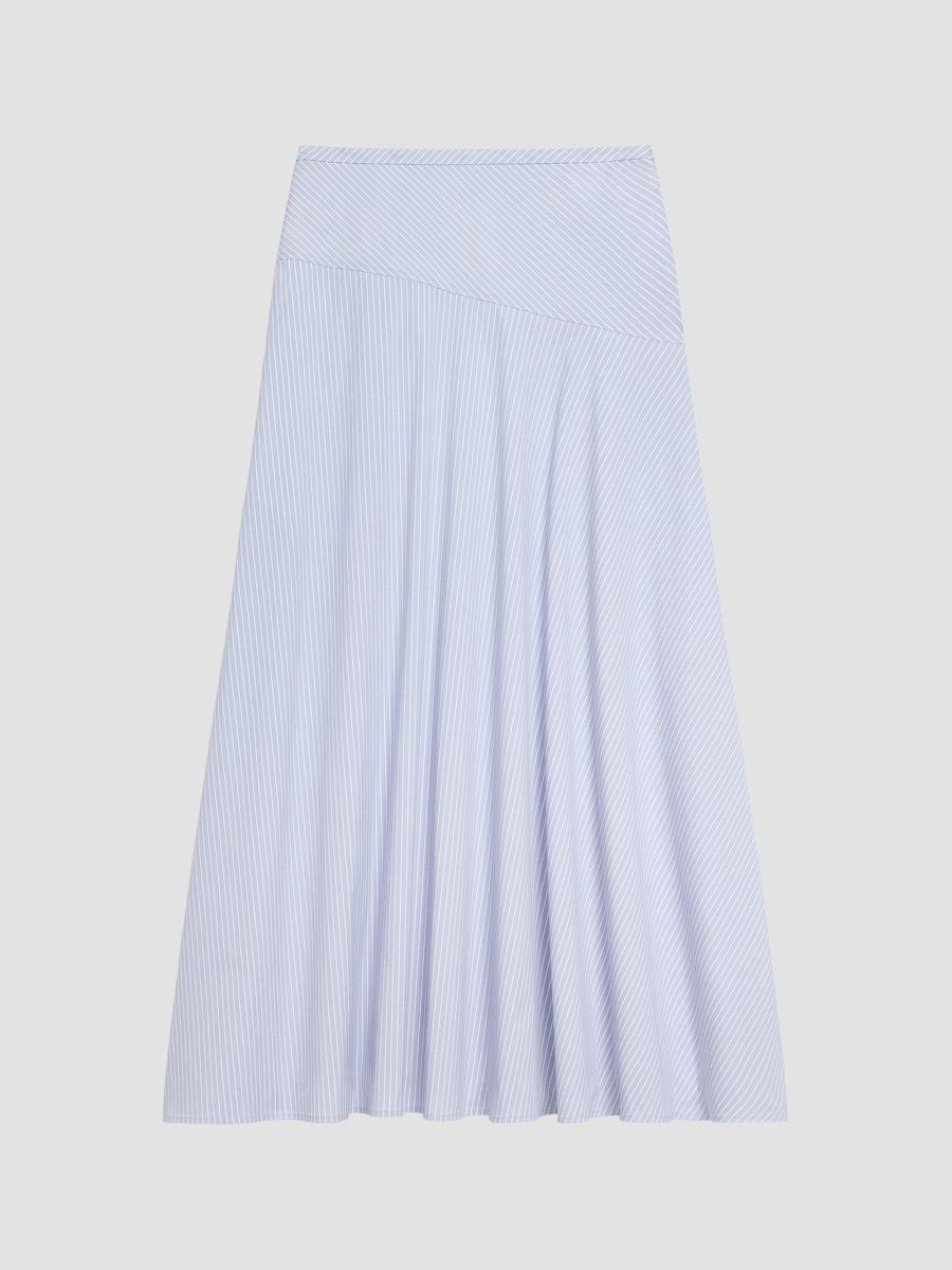 Theory Striped Cotton-Blend Maxi Skirt | Saks Fifth Avenue