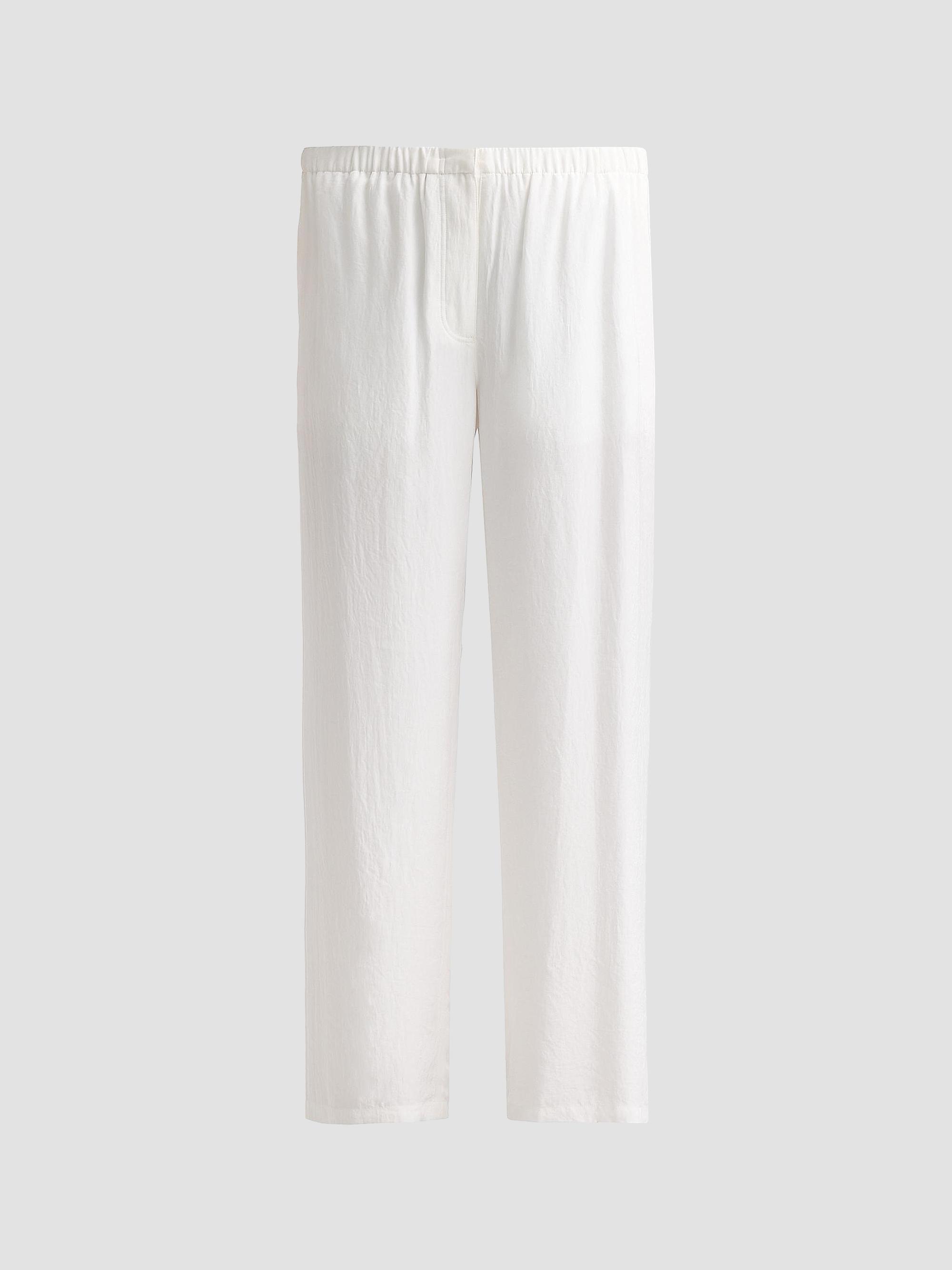 Theory Flowy Silk Twill Pants | Saks Fifth Avenue