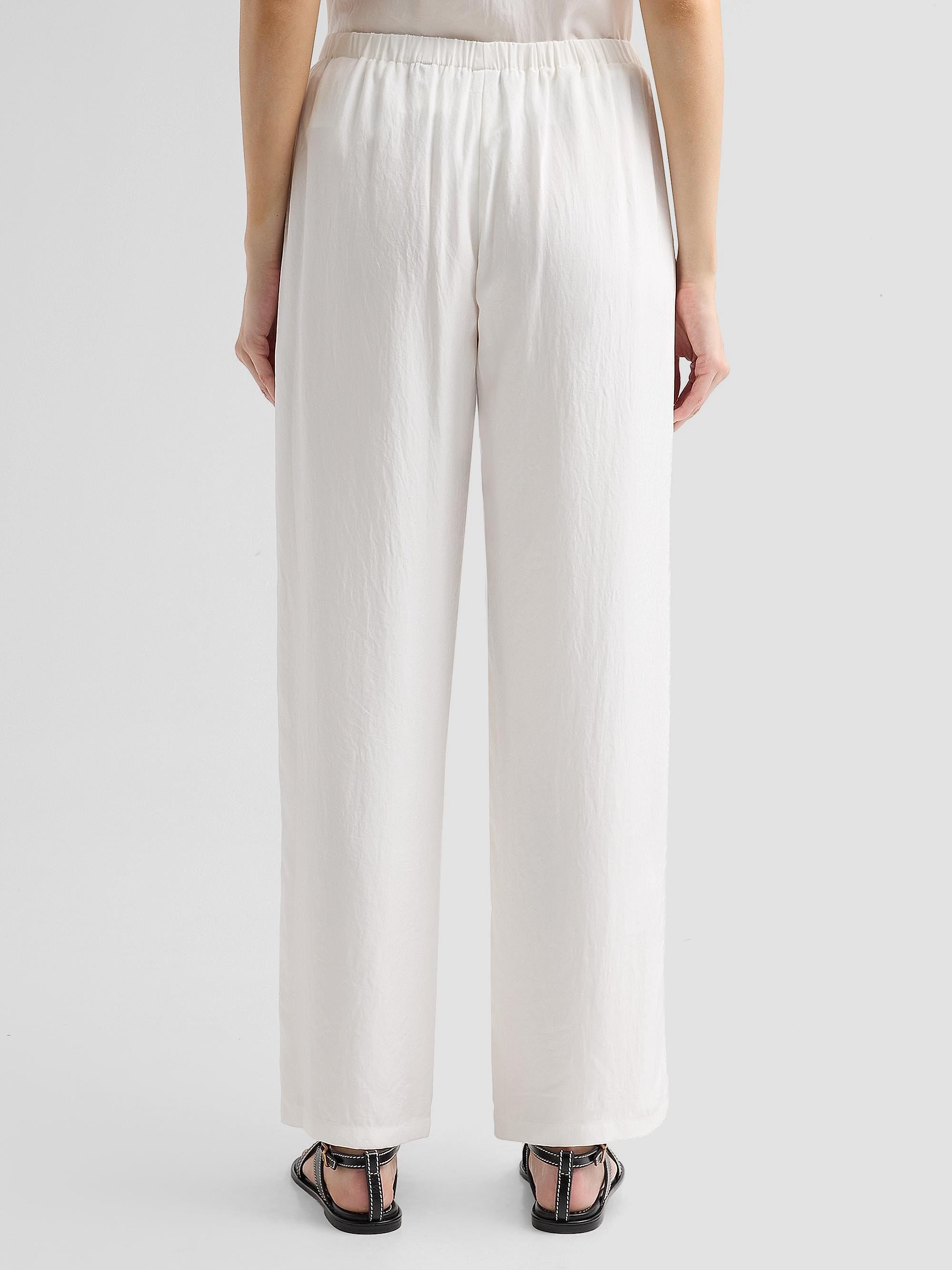 Theory Flowy Silk Twill Pants | Saks Fifth Avenue