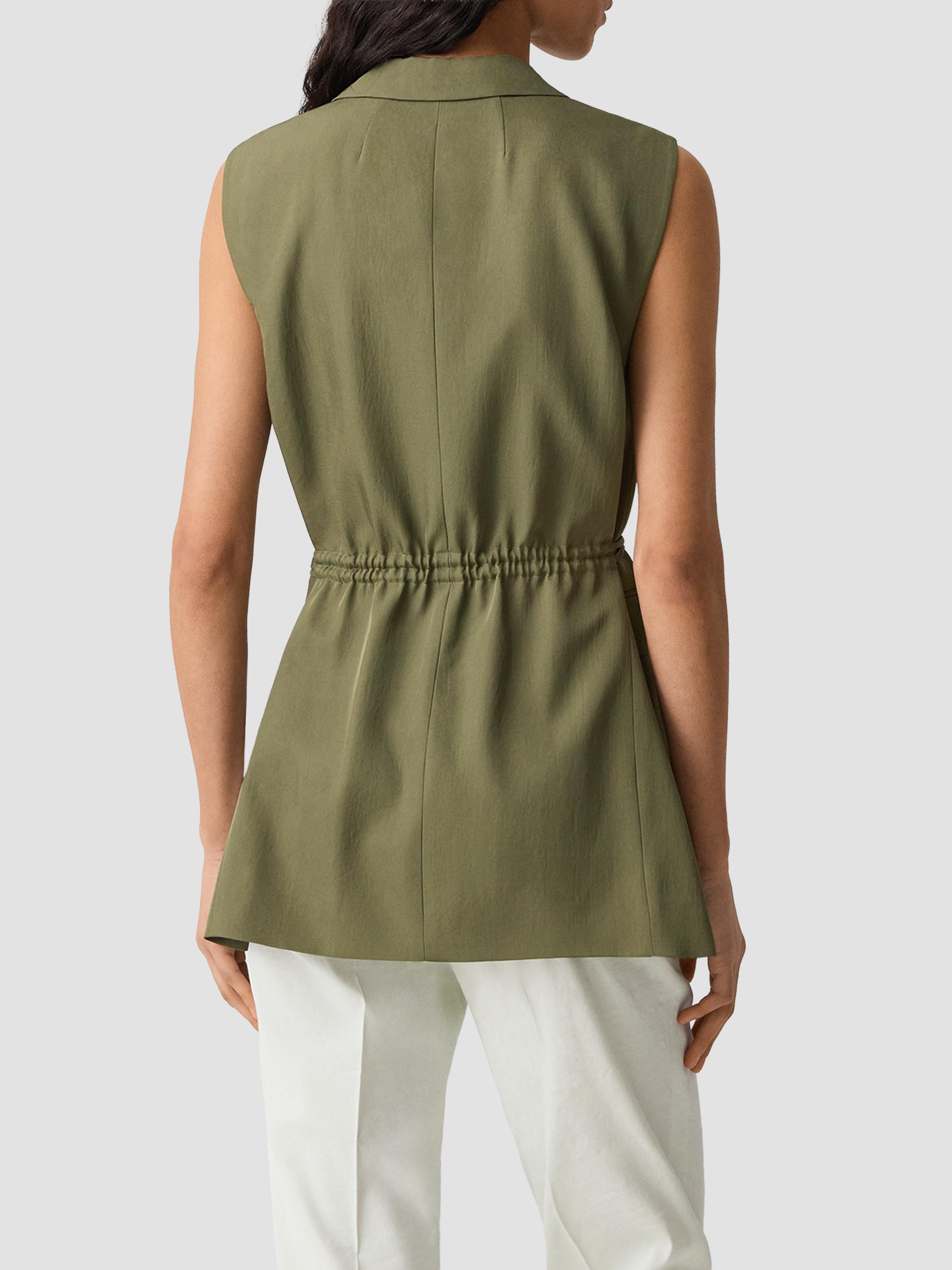 Theory Cinched-Waist Vest | Saks Fifth Avenue