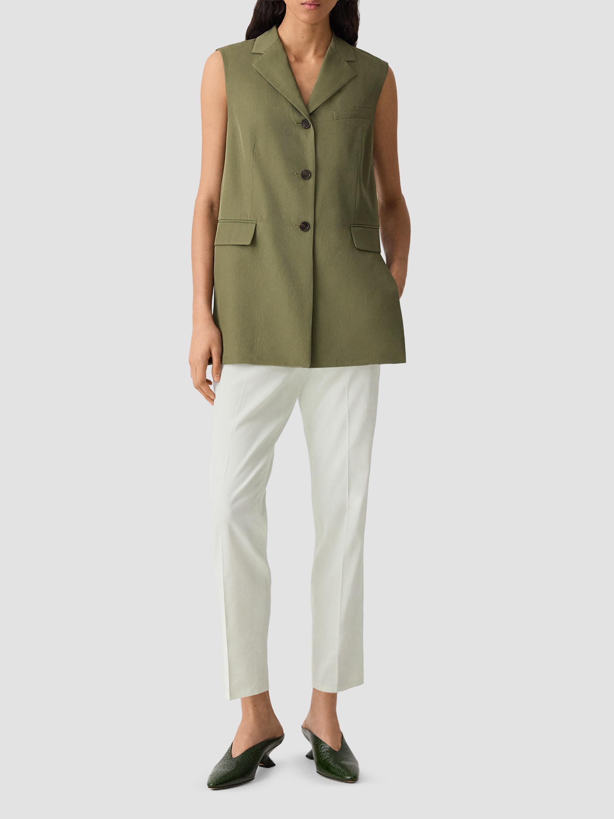 Theory Cinched-Waist Vest | Saks Fifth Avenue