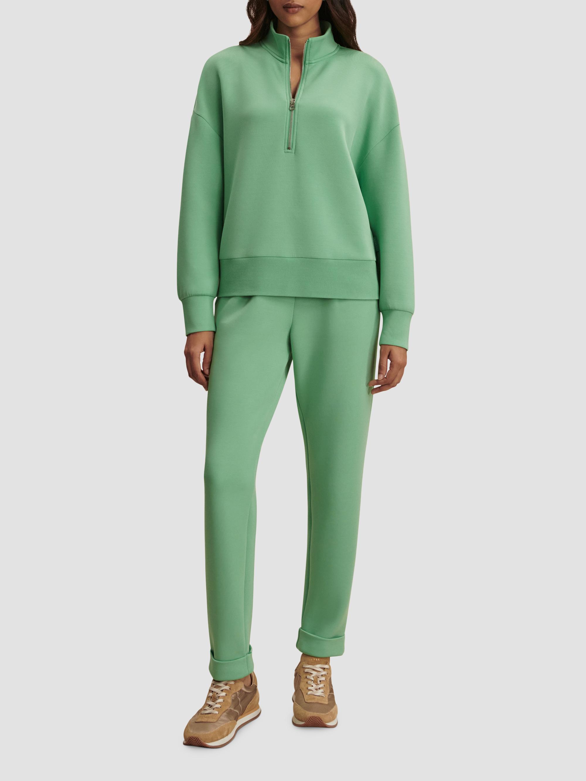 Varley Women's Mavis Half-Zip Sweatshirt - Green Spruce | Thumbnail 2