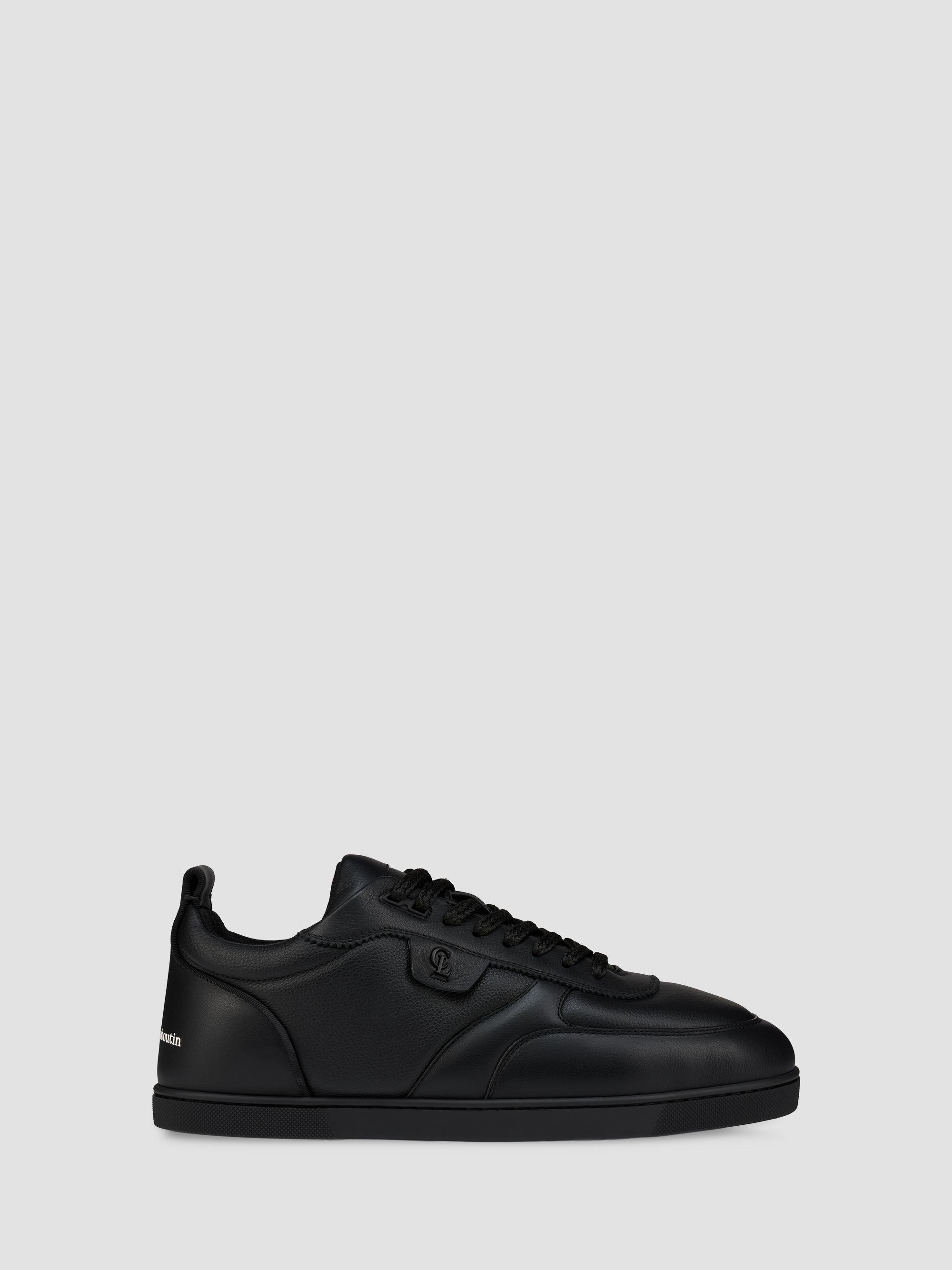 Christian Louboutin Men's SK VI Low-Top Sneakers - Black | Thumbnail 6