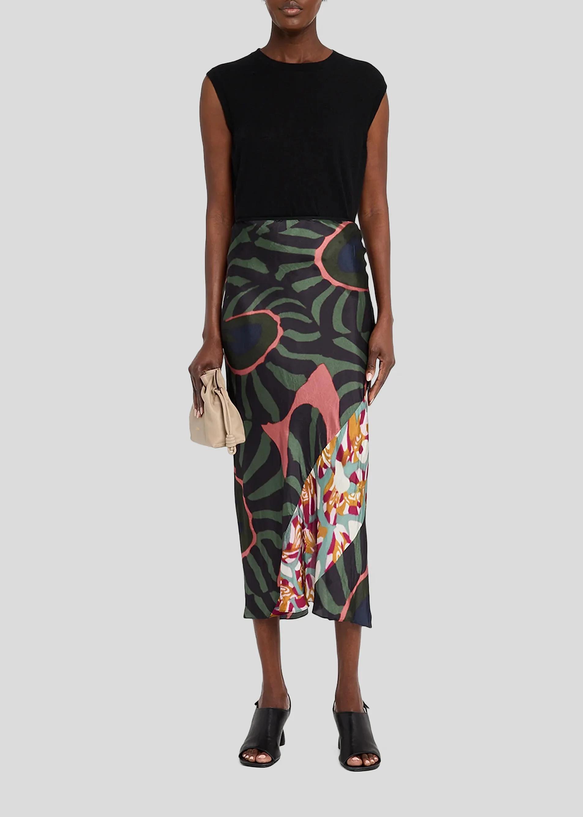Dries Van Noten Sati Abstract Midi Skirt | Saks Fifth Avenue