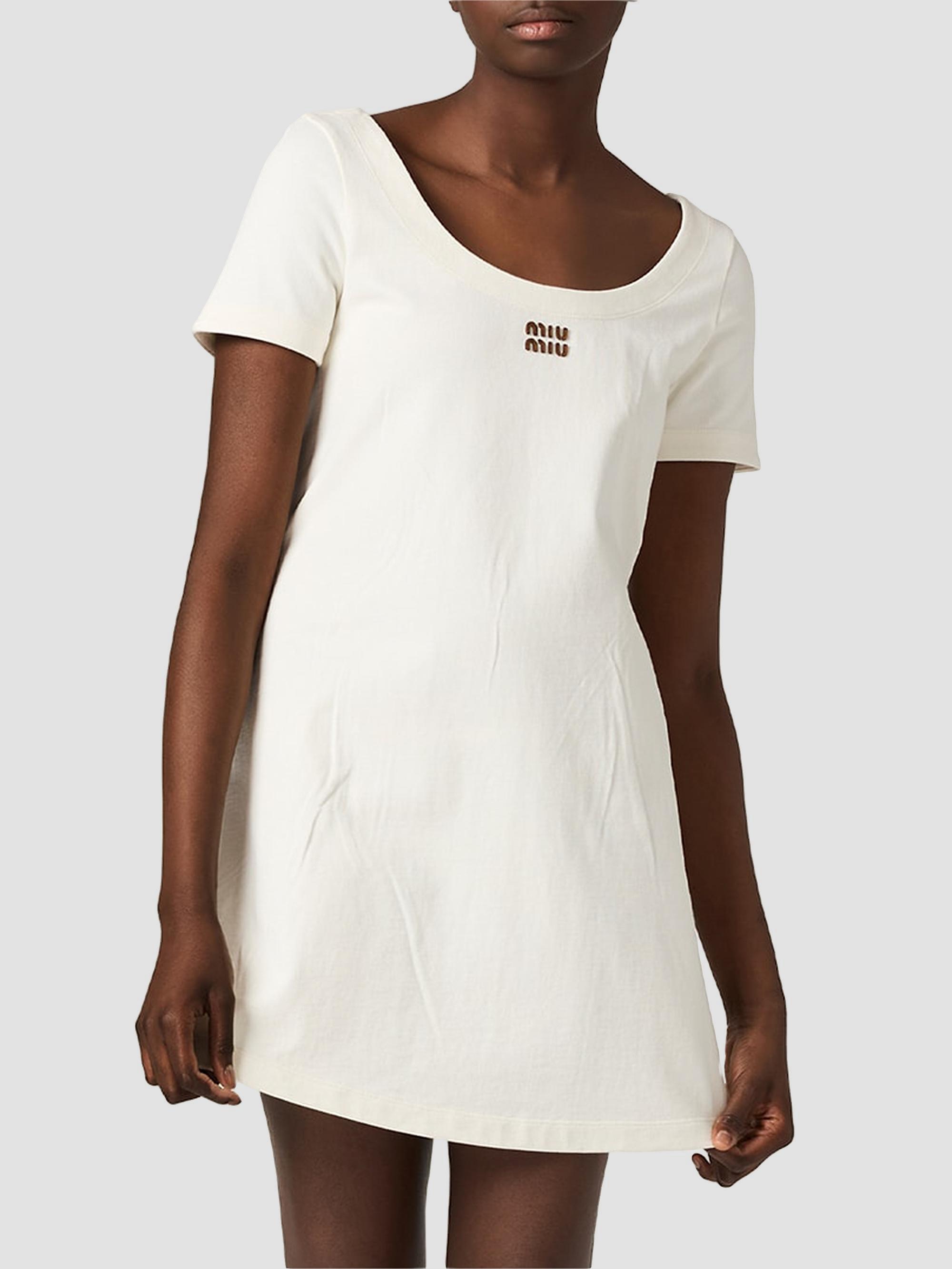 Miu Miu Jersey Mini-Dress