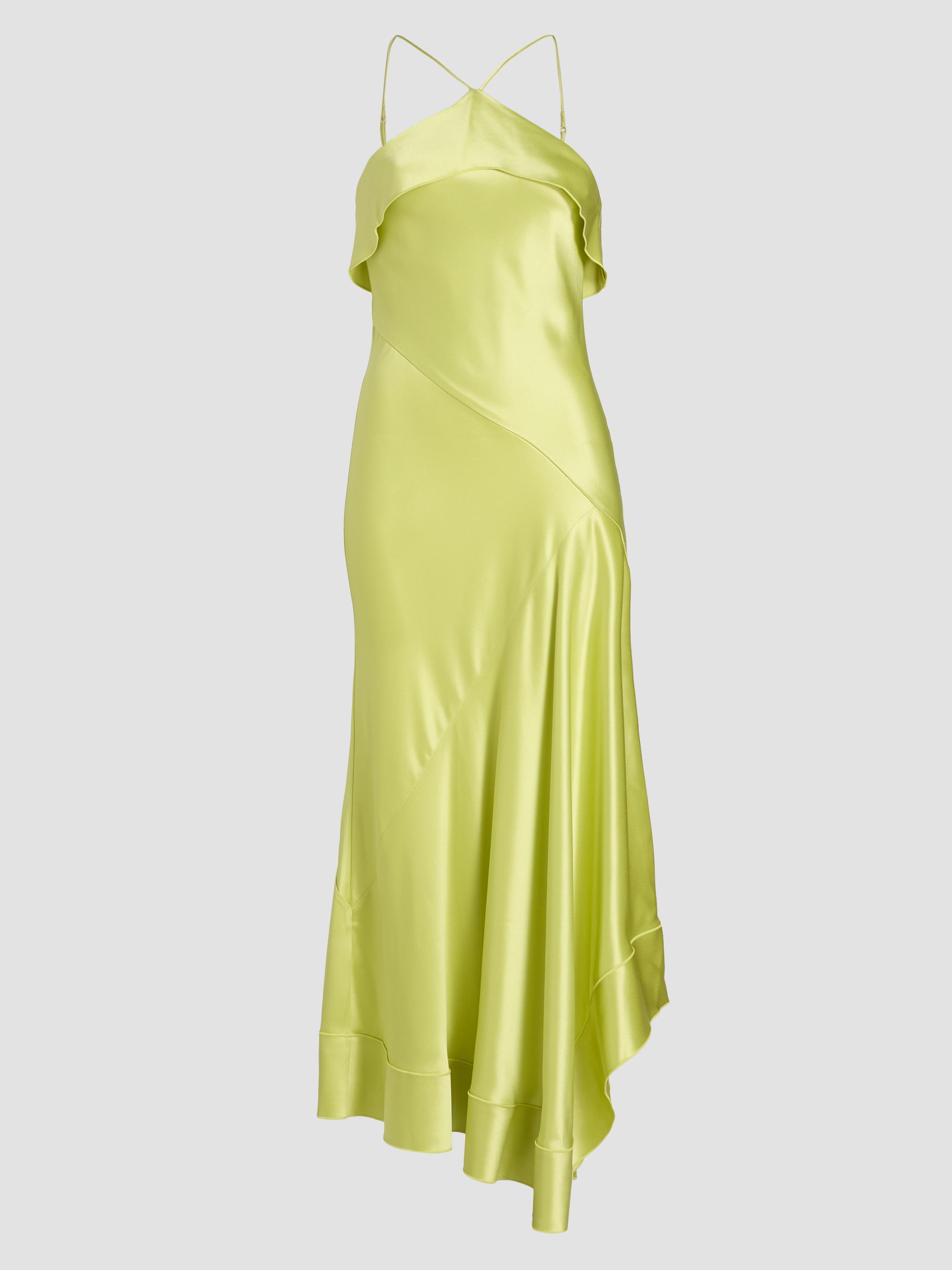 Acler Women's Forever Young Marara Satin Maxi Dress - Honeydew