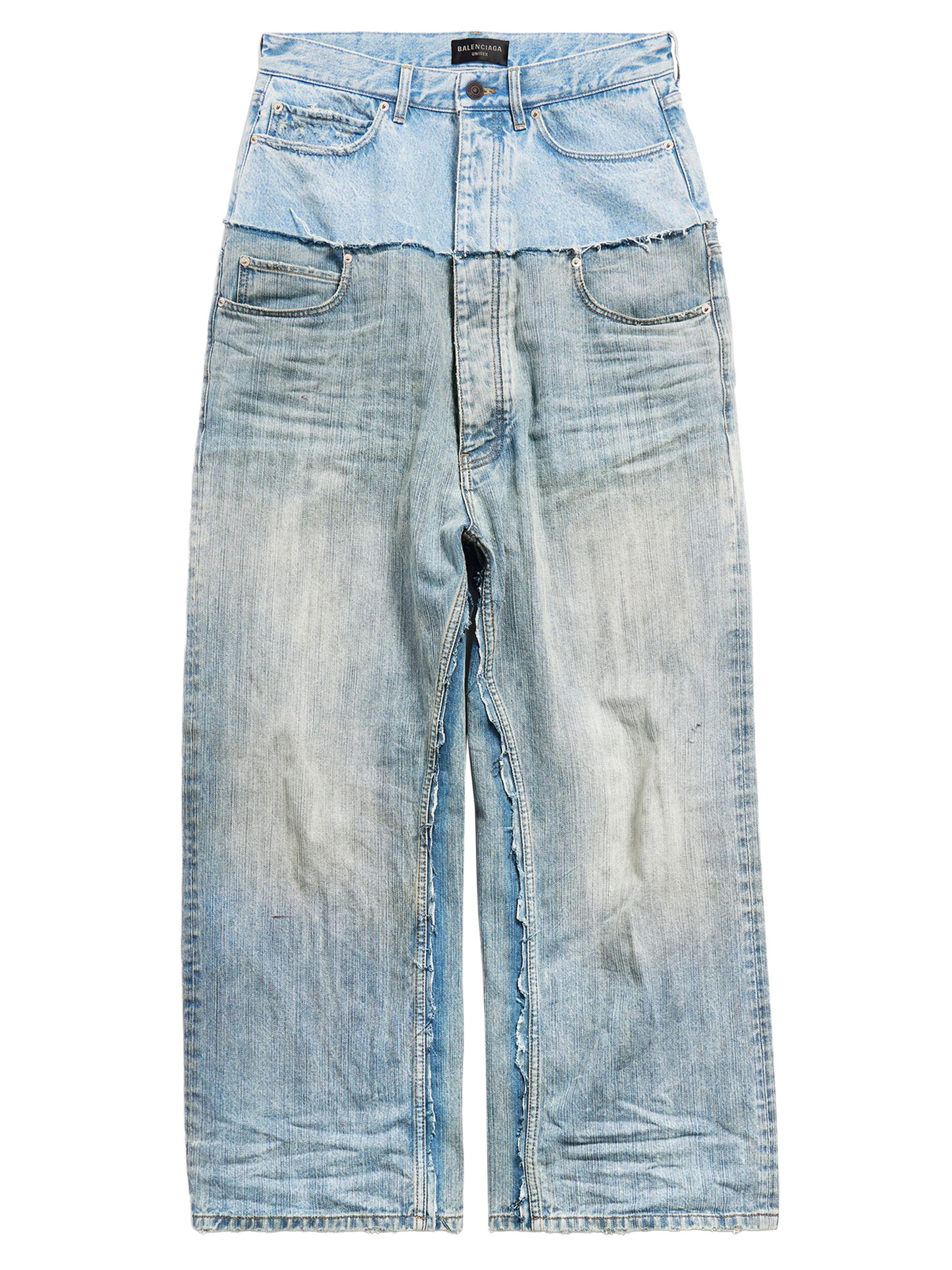 パンツ BALENCIAGA 24AW Cut Up Baggy Denim Pants Balenciaga Cut-Up Baggy Jeans | Saks Fifth Avenue