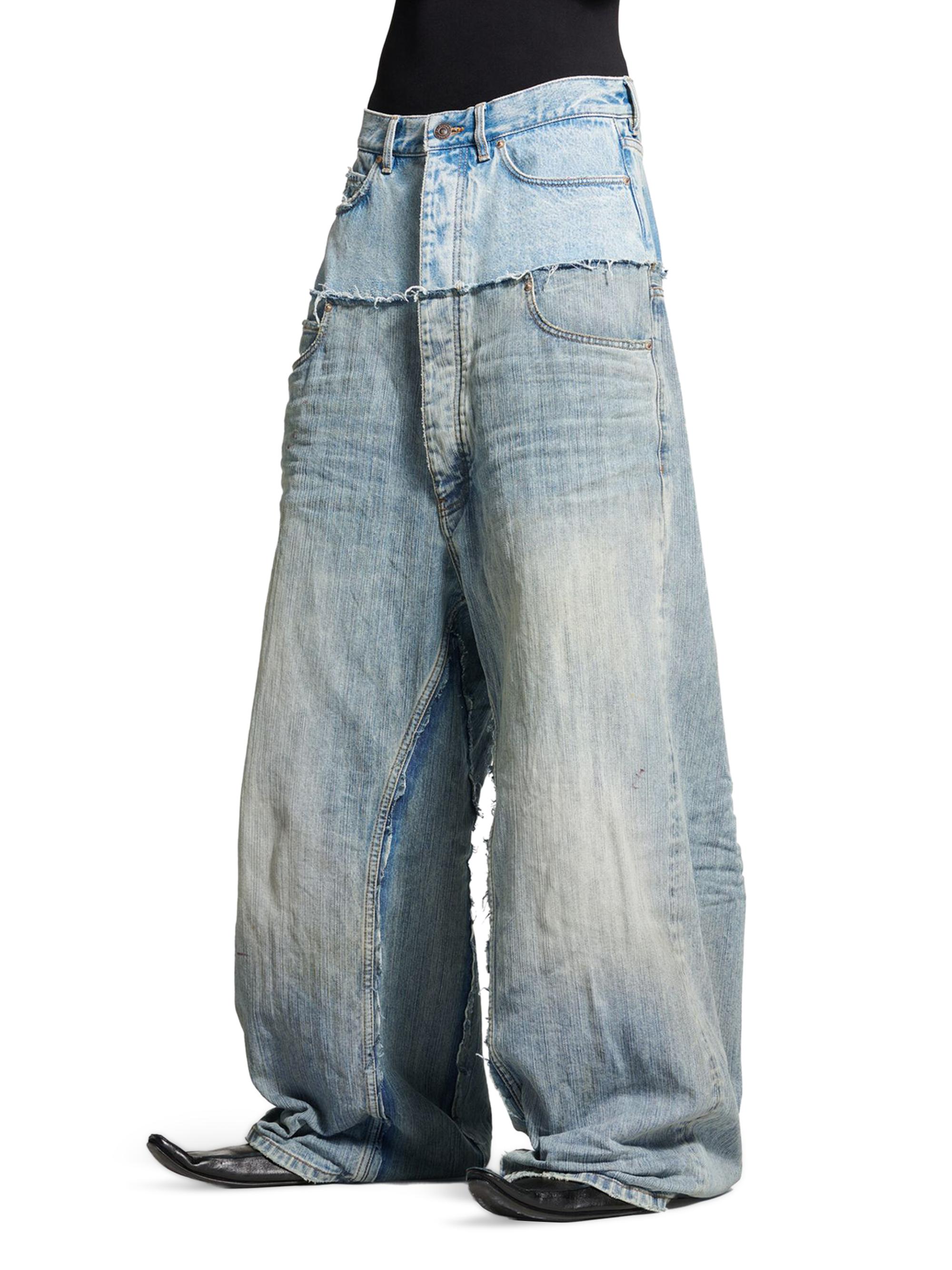 パンツ BALENCIAGA 24AW Cut Up Baggy Denim Pants Balenciaga Cut-Up Baggy Jeans | Saks Fifth Avenue