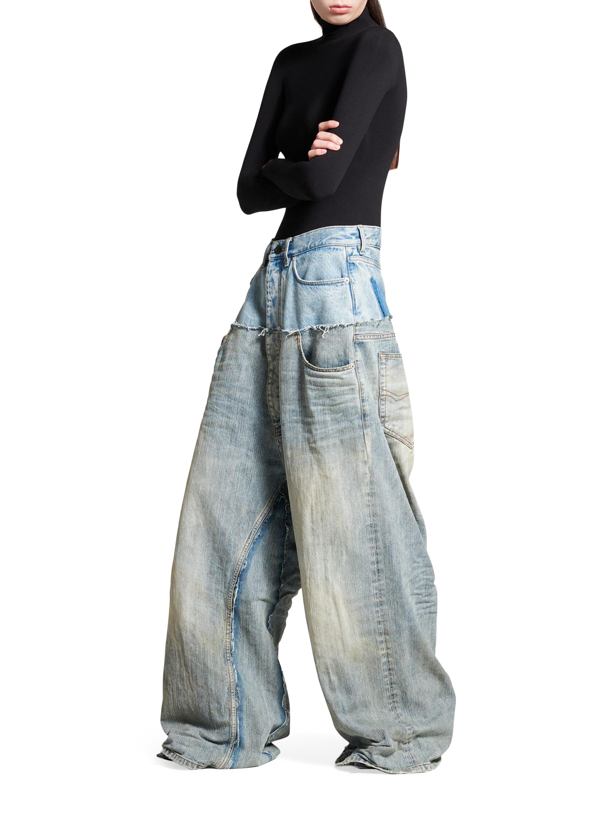 Balenciaga Cut-Up Baggy Jeans | Saks Fifth Avenue