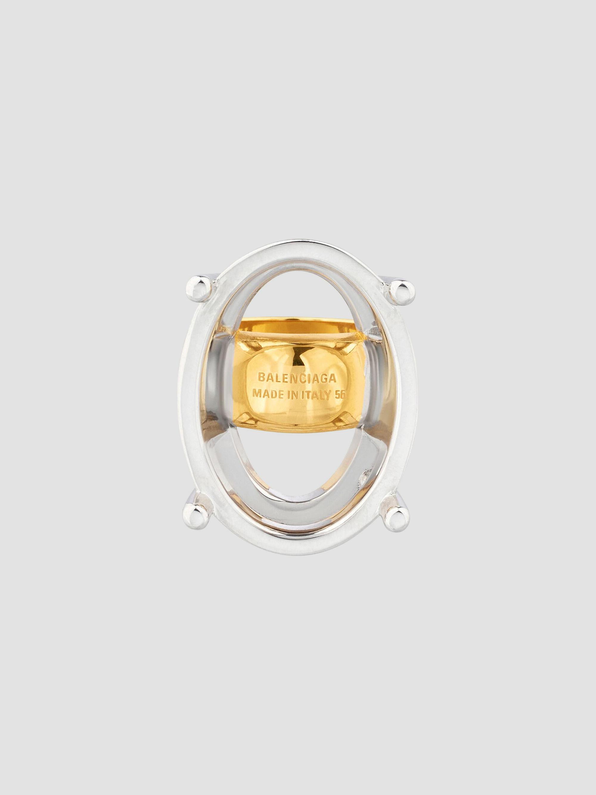 Balenciaga Frame Oval Ring | Saks Fifth Avenue
