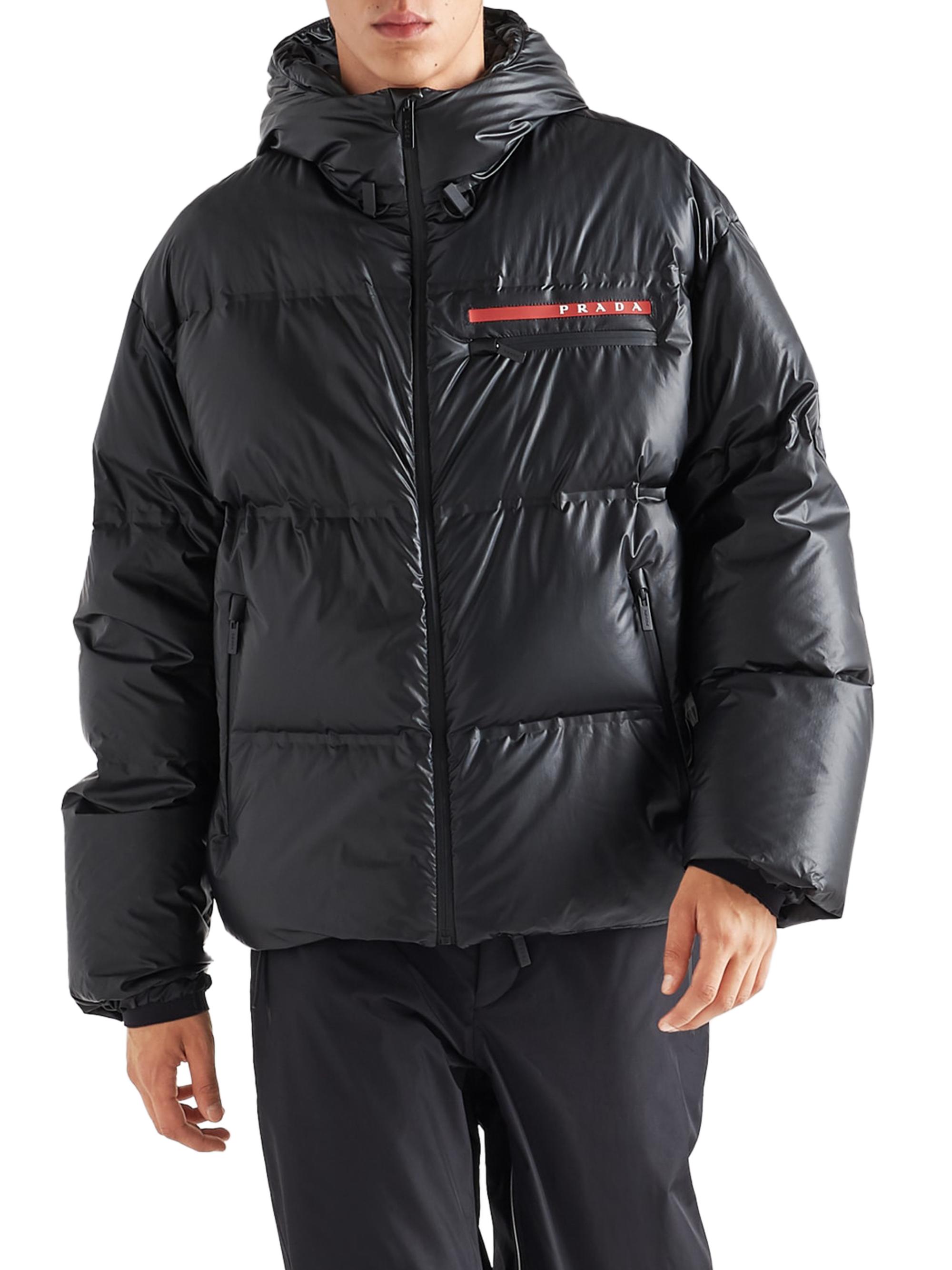 Prada Light Re-Nylon Hooded Puffer Jacket | Saks Fifth Avenue