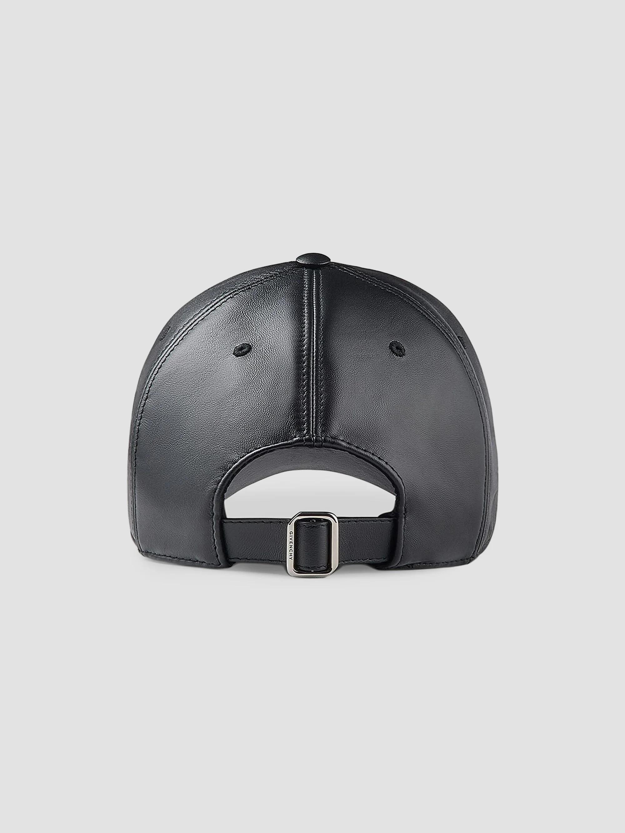 Givenchy Embroidered Cap in Nappa Leather | Saks Fifth Avenue