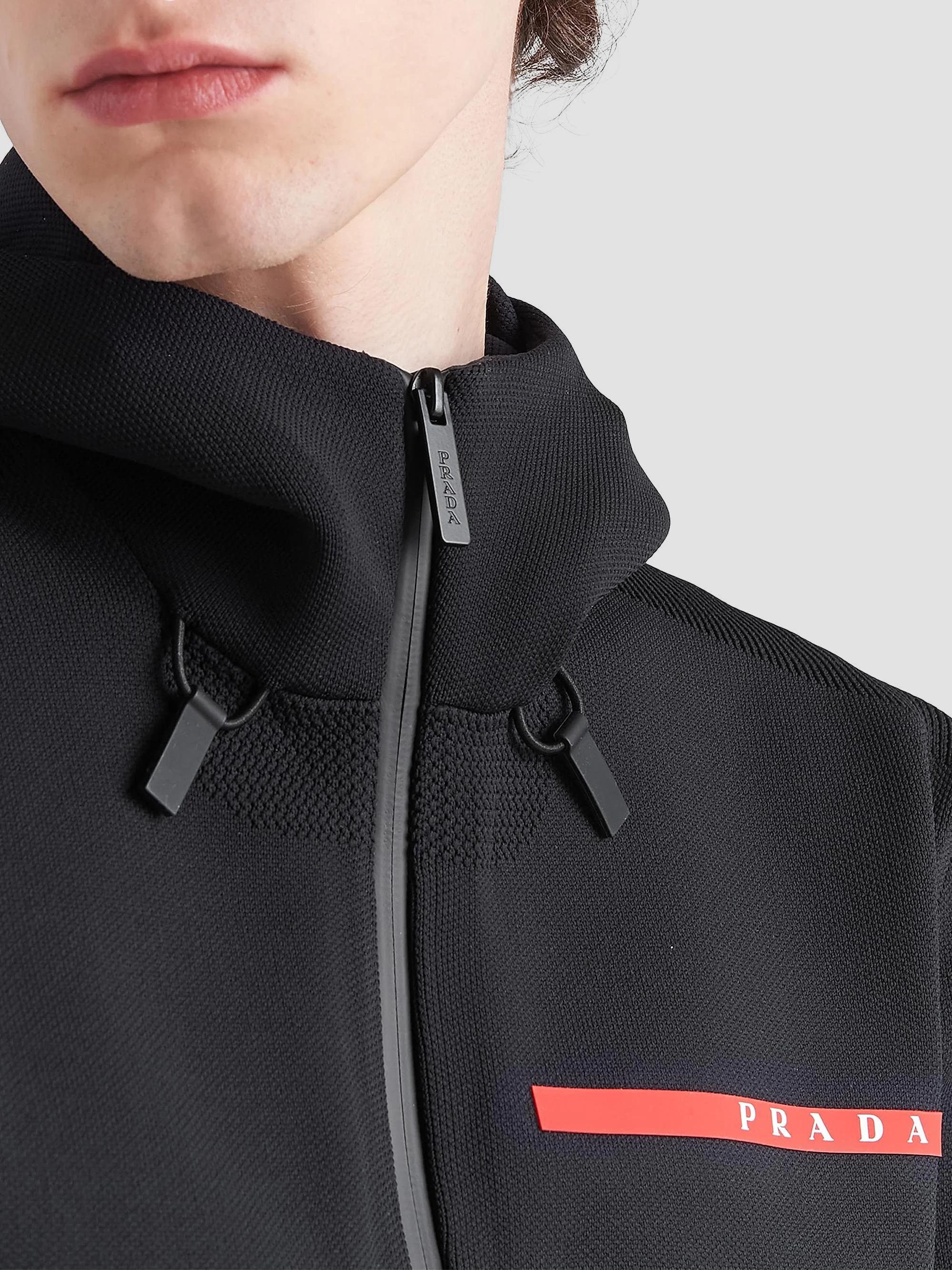 Prada Techno Piqué Hoodie | Saks Fifth Avenue