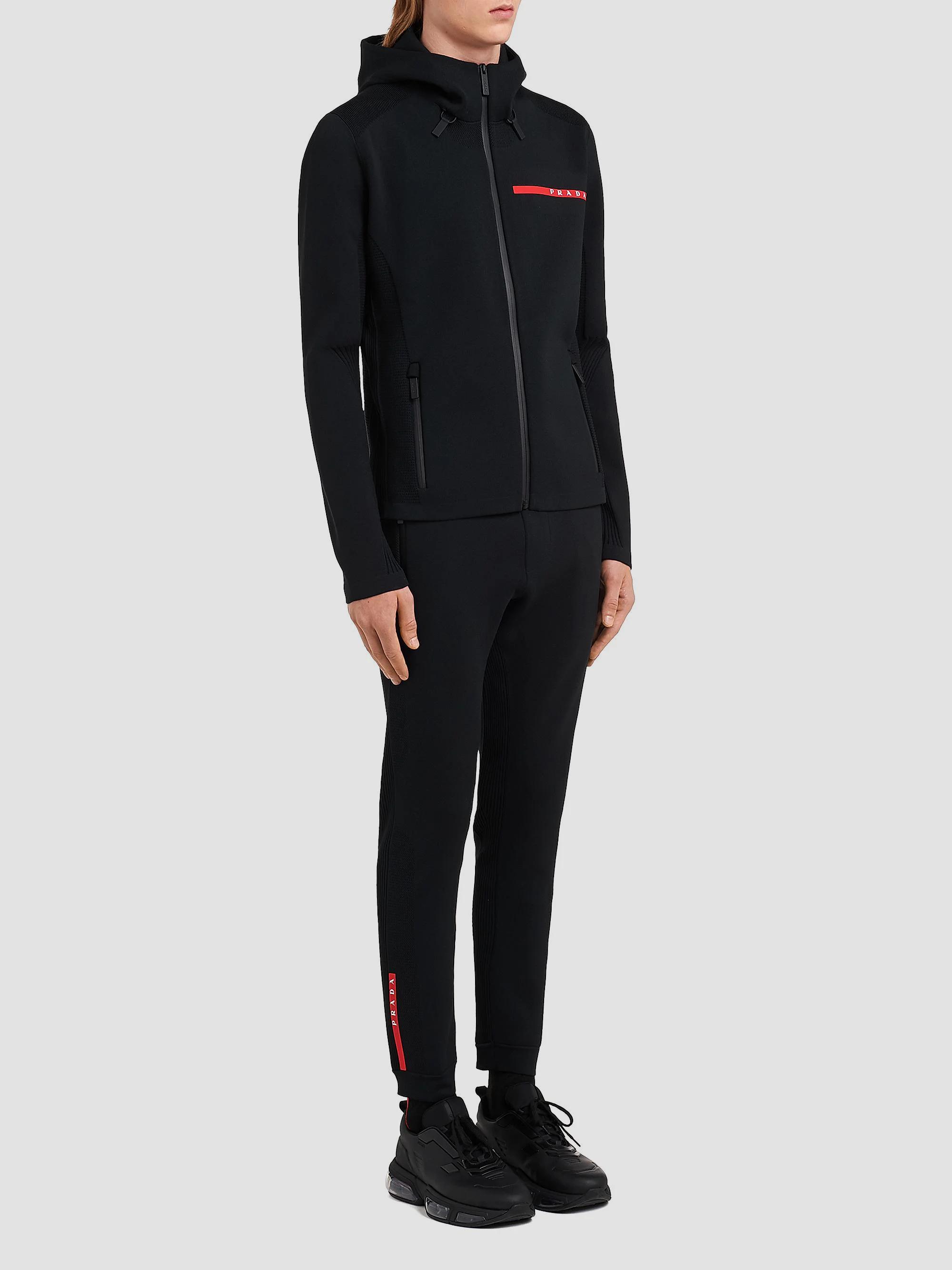 Prada Techno Piqué Hoodie | Saks Fifth Avenue