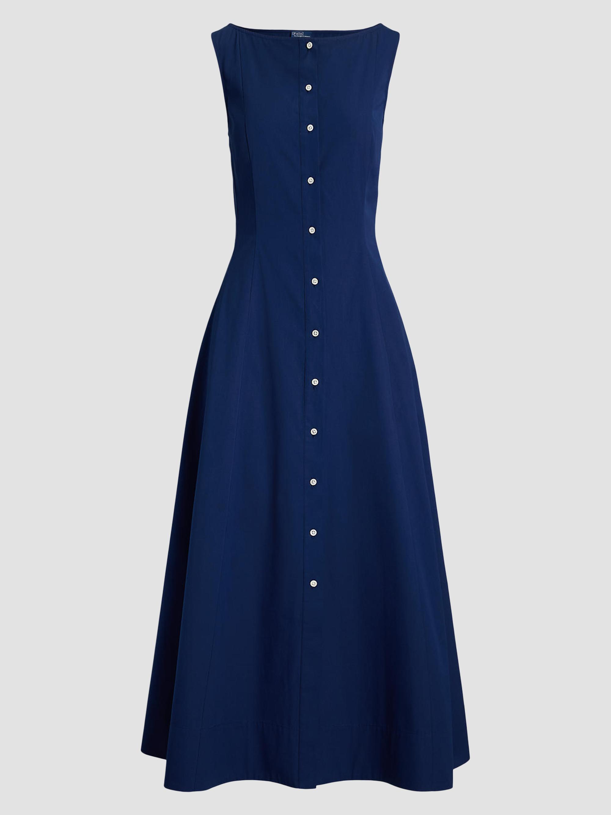 Polo Ralph Lauren Women's Paneled Cotton Maxi Dress - East Side Royal