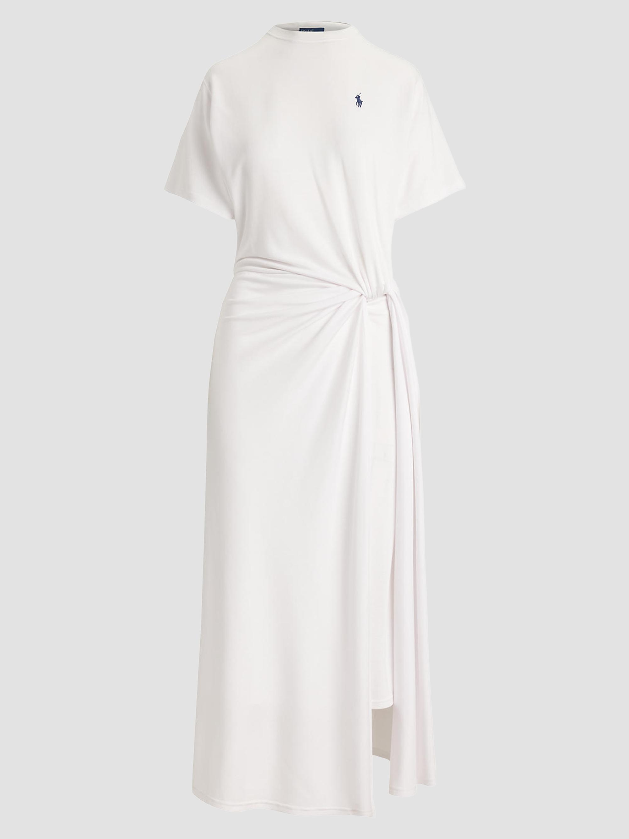 short sleeve cotton midi dress polo ralph lauren Polo Ralph Lauren Tiered Midi Dress | Green