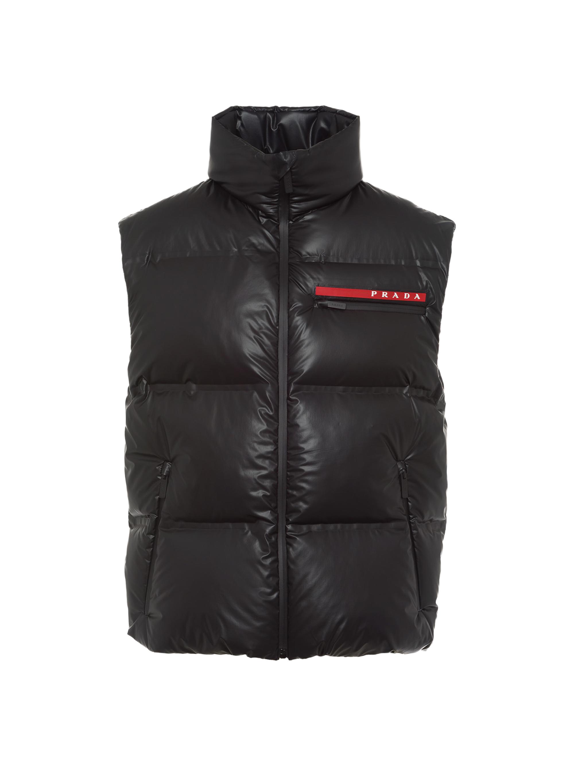 Prada Men's Light Re-Nylon Down Vest - Black