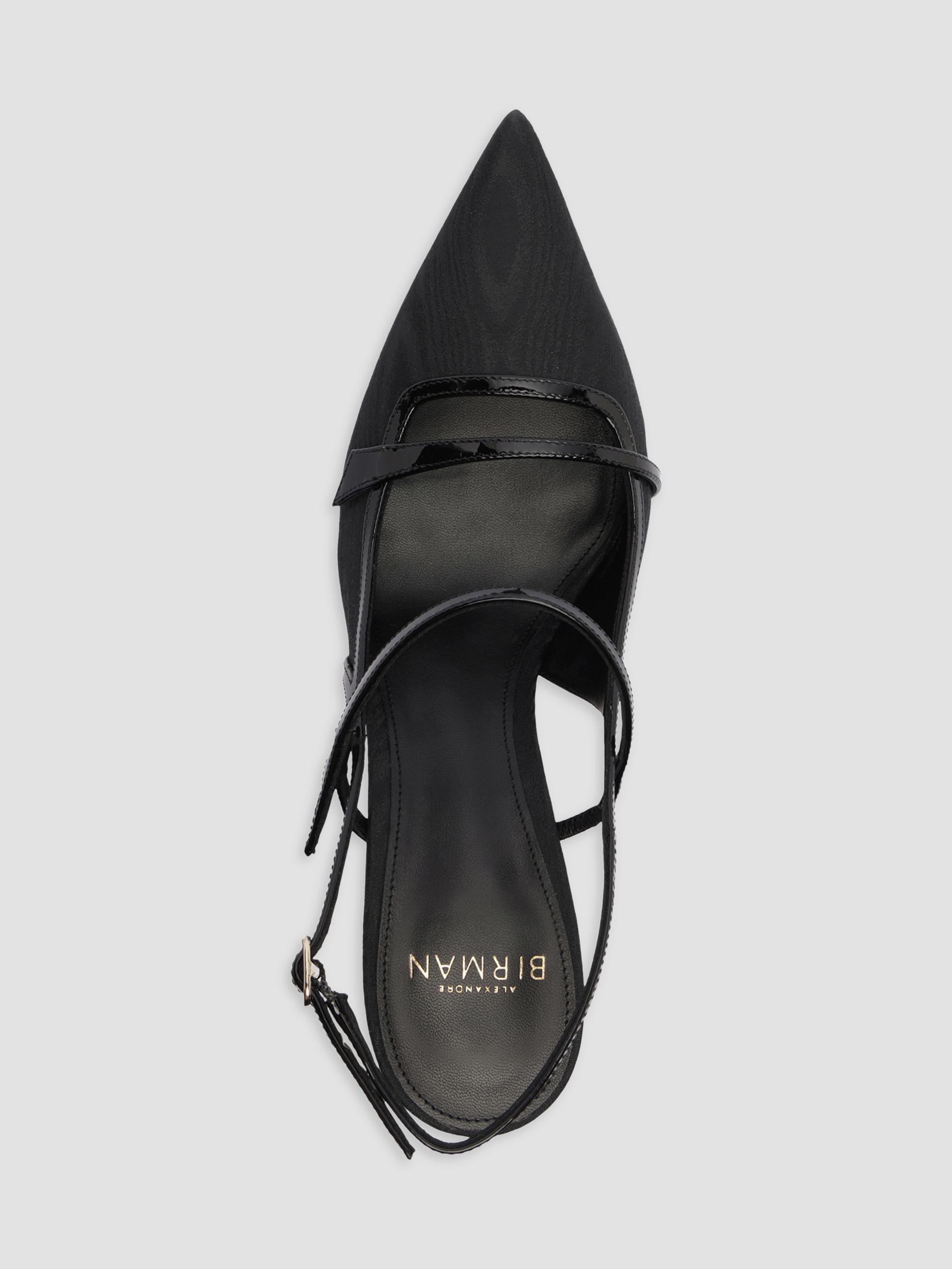 Alexandre Birman Women's Tita Moire 85MM Pumps - Black | Thumbnail 7