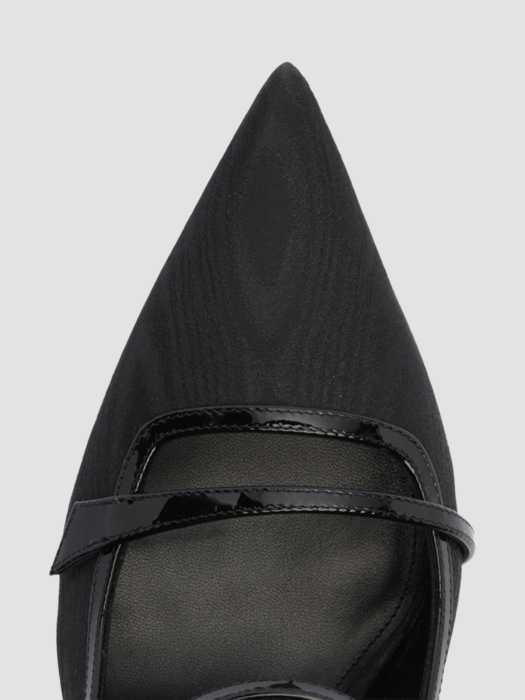 Alexandre Birman Women's Tita Moire 85MM Pumps - Black | Thumbnail 8