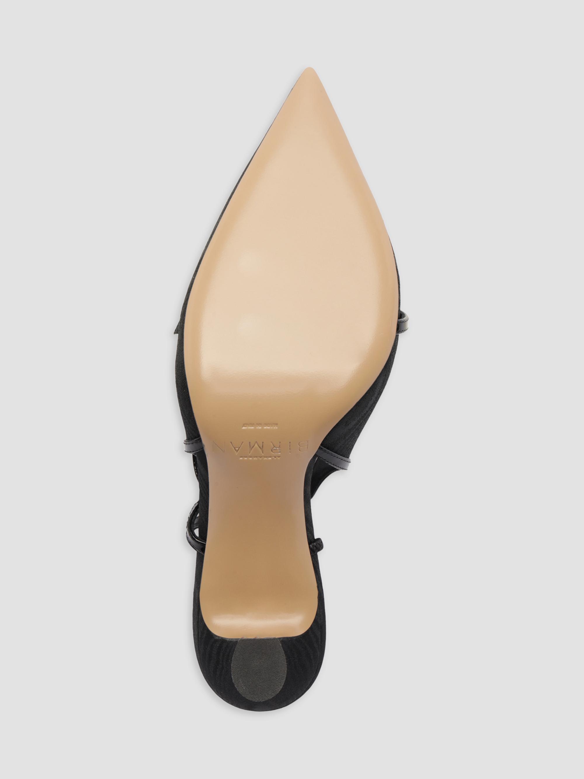 Alexandre Birman Women's Tita Moire 85MM Pumps - Black | Thumbnail 9