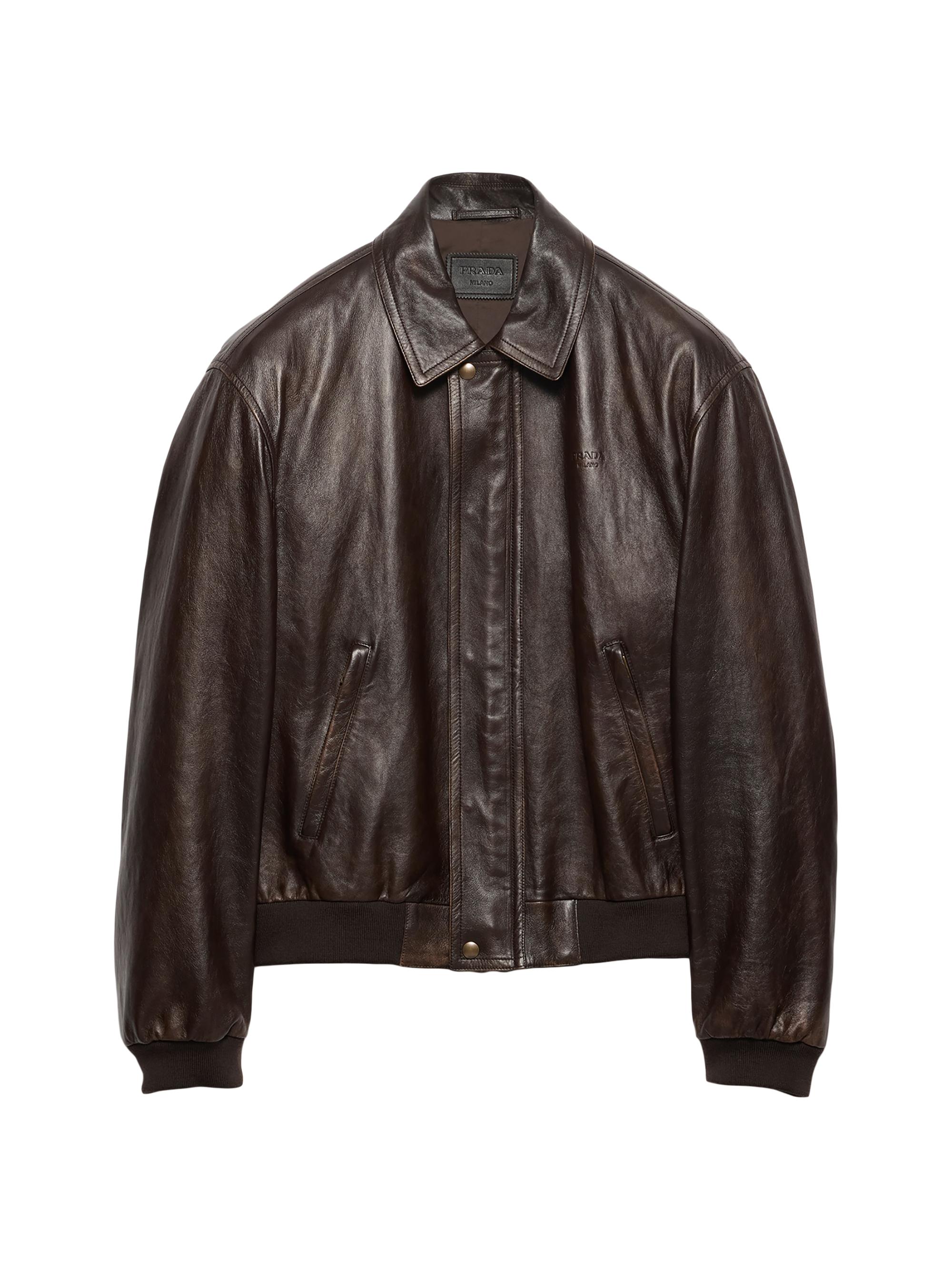 Prada Nappa Leather Jacket | Saks Fifth Avenue