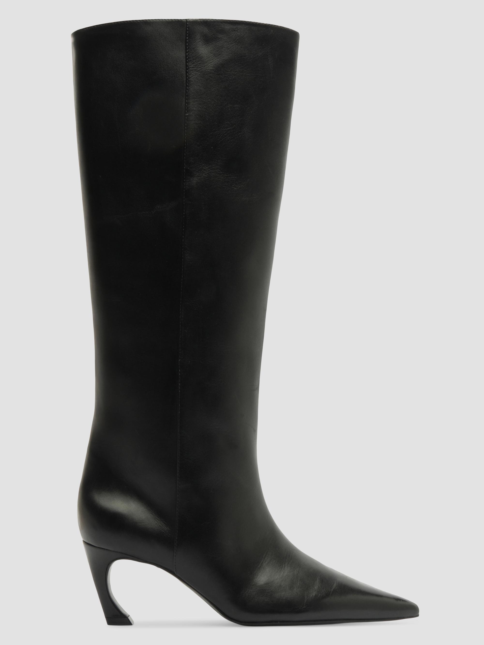 Schutz Maryana 85MM Leather Knee-High Boots | Saks Fifth Avenue