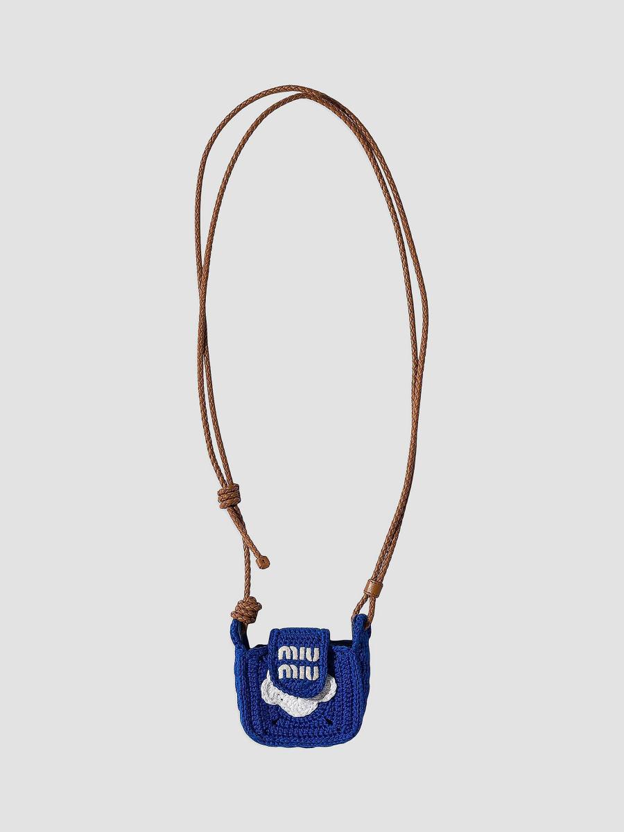 Miu Miu Crochet Earbud Pouch | Saks Fifth Avenue