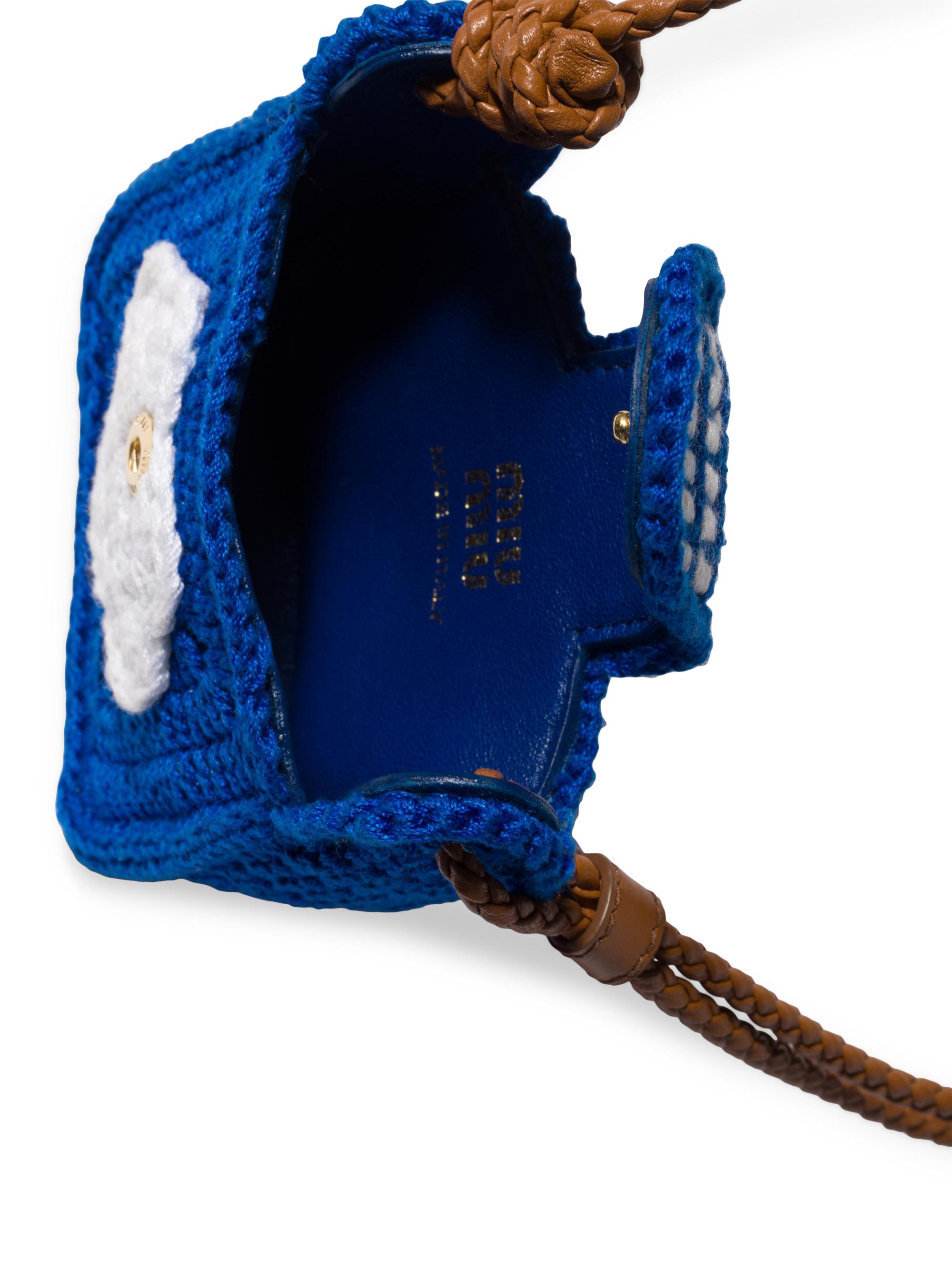Miu Miu Crochet Earbud Pouch | Saks Fifth Avenue