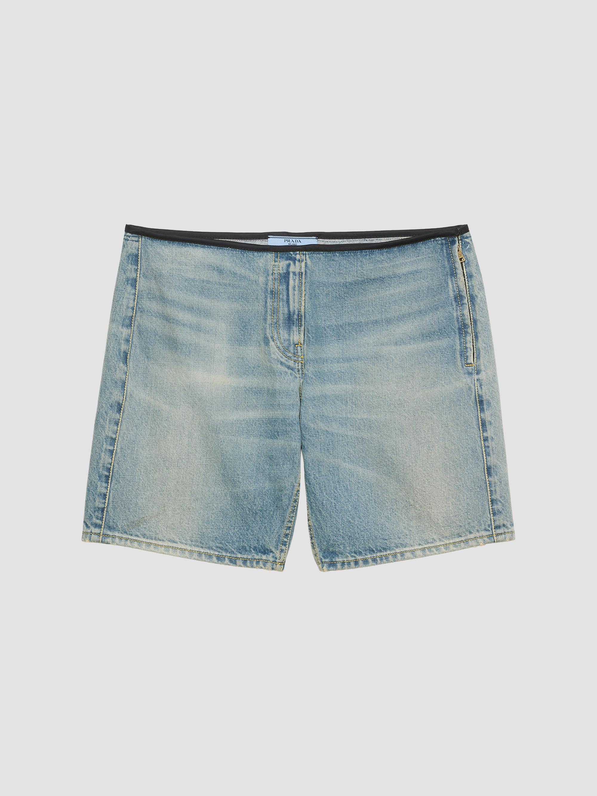 Prada Denim Shorts | Saks Fifth Avenue