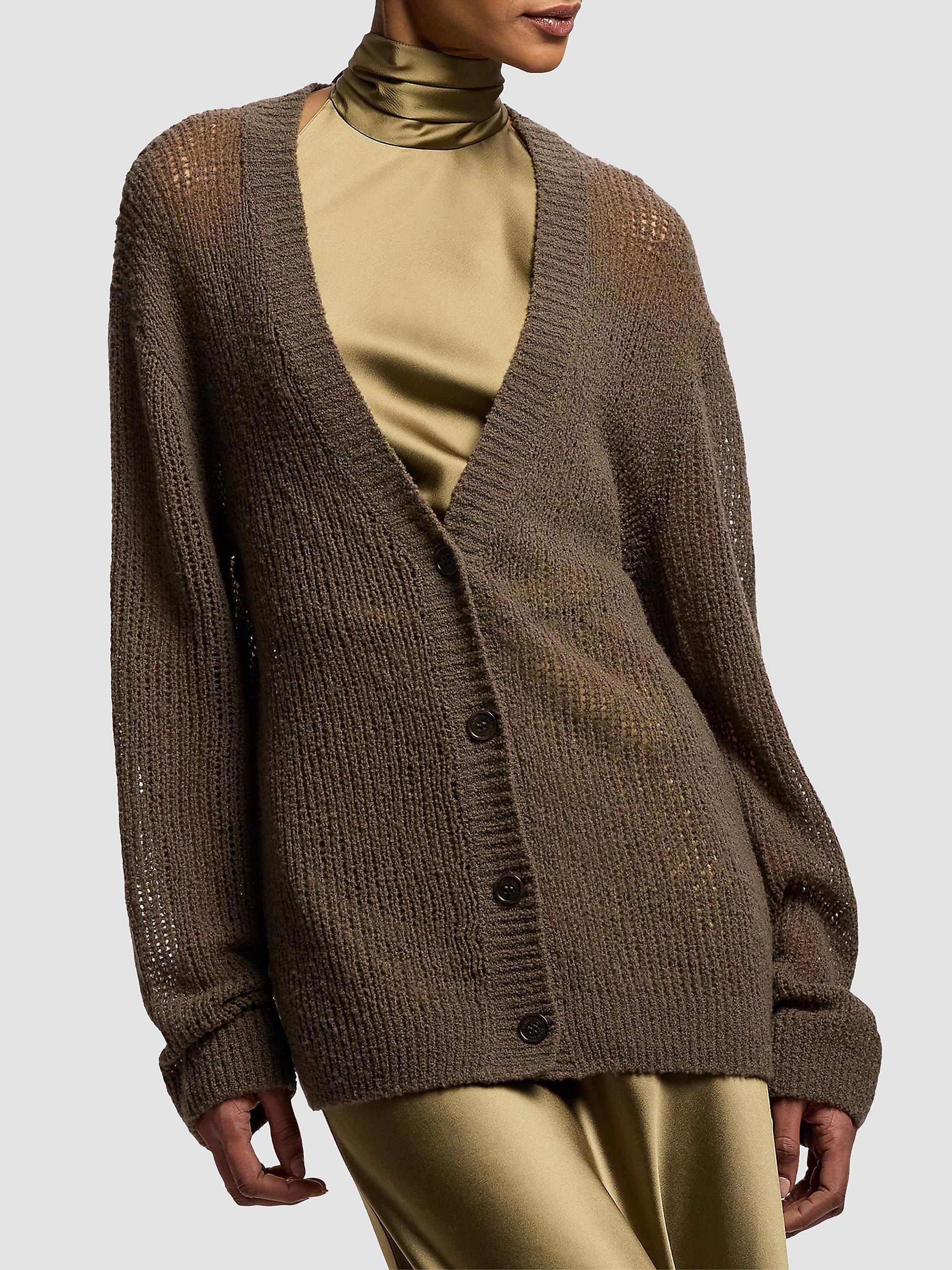 Ralph Lauren Collection Women's Bouclé Cashmere-Blend Cardigan - Portobello | Thumbnail 2