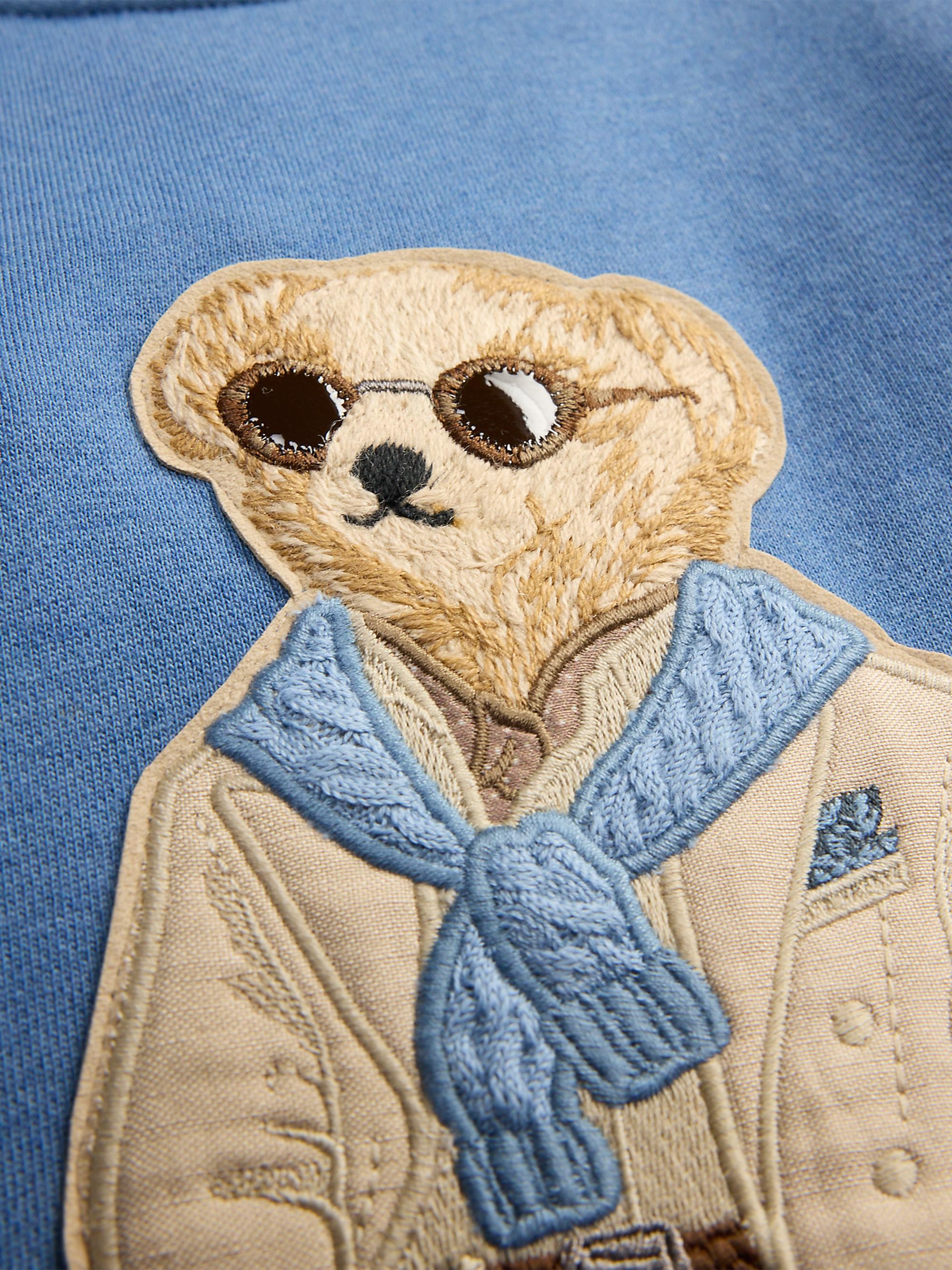 Ralph Lauren Purple Label Polo Bear Cotton Crewneck Sweatshirt