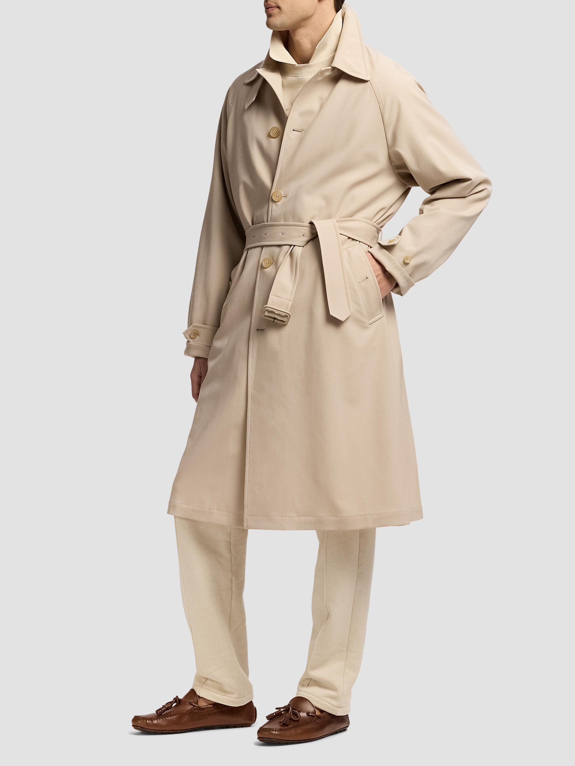 Ralph Lauren Purple Label Hand-Tailored Wool-Blend Balmacaan Coat