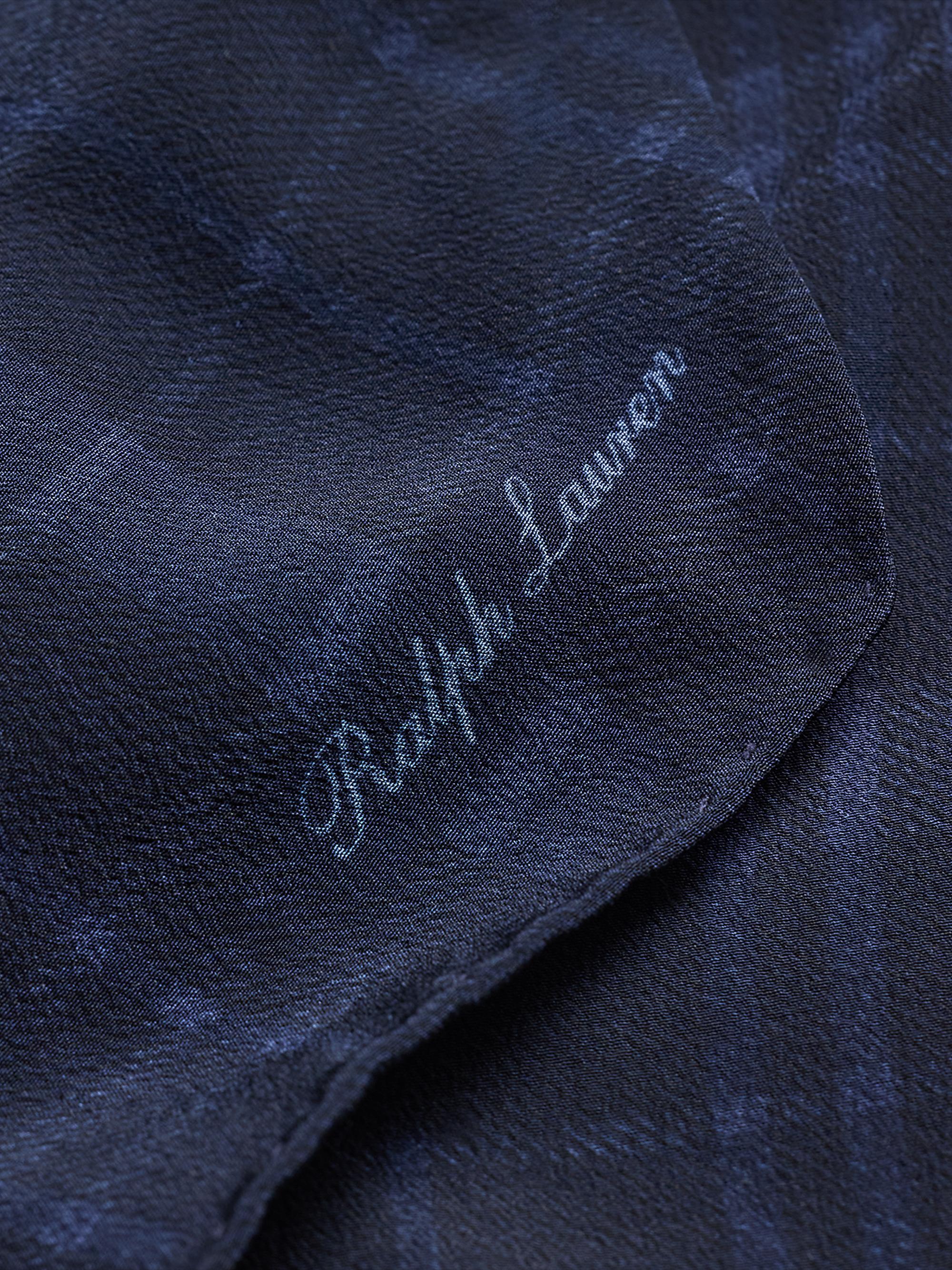 Ralph Lauren Purple Label Plaid Silk-Linen Neckerchief | Saks