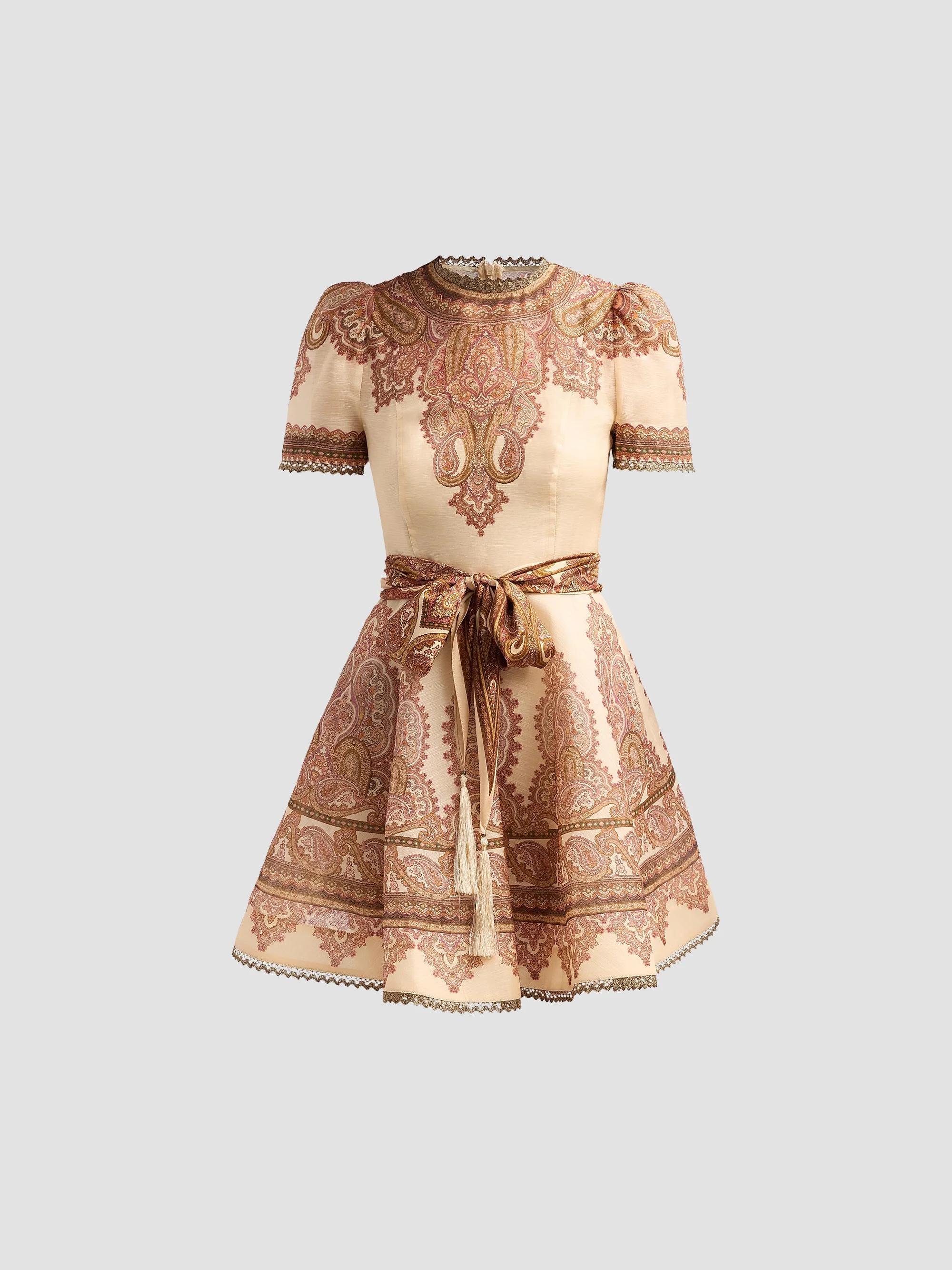beige short dresses Women's Designer Mini Cocktail dress
