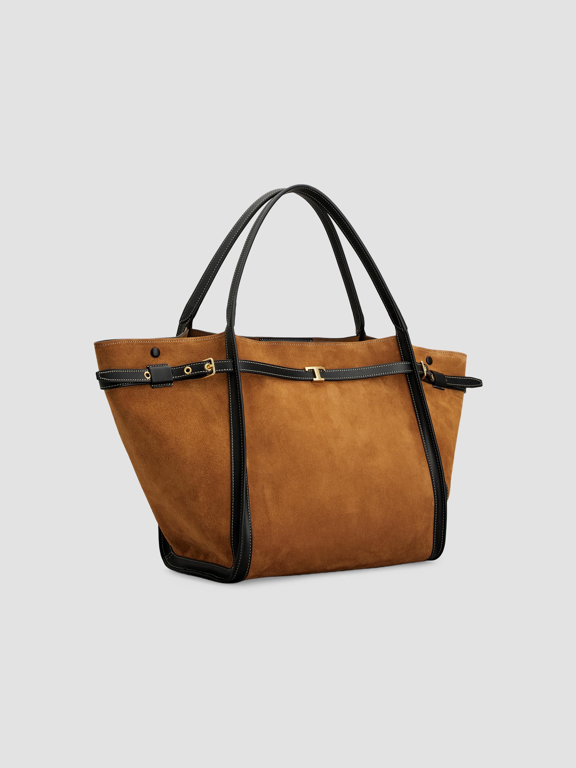 週末お値下げ！todayful Suede Leather Totebag Tod's Medium Suede Shopping Bag | Saks Fifth Avenue
