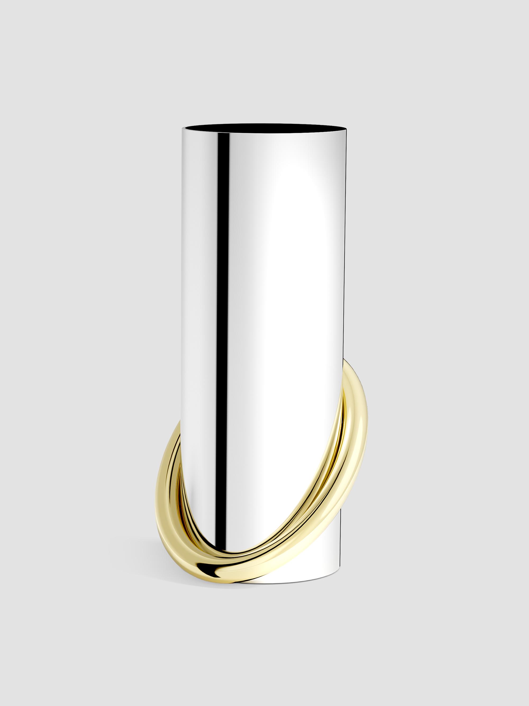 ANNA New York Ring Vase - Silver Gold | Thumbnail 3