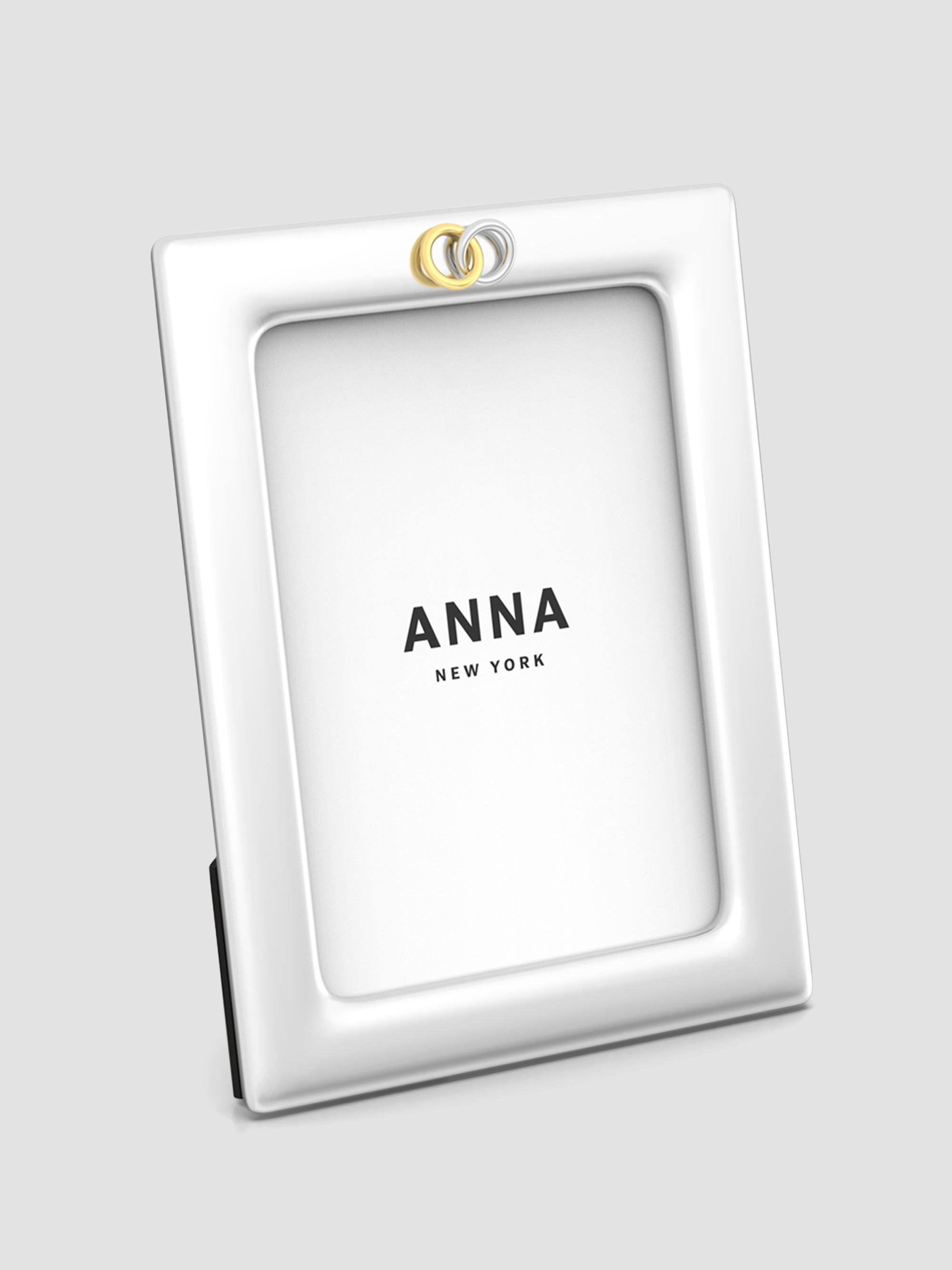 ANNA New York Ring 5" x 7" Frame - Silver Gold | Thumbnail 2
