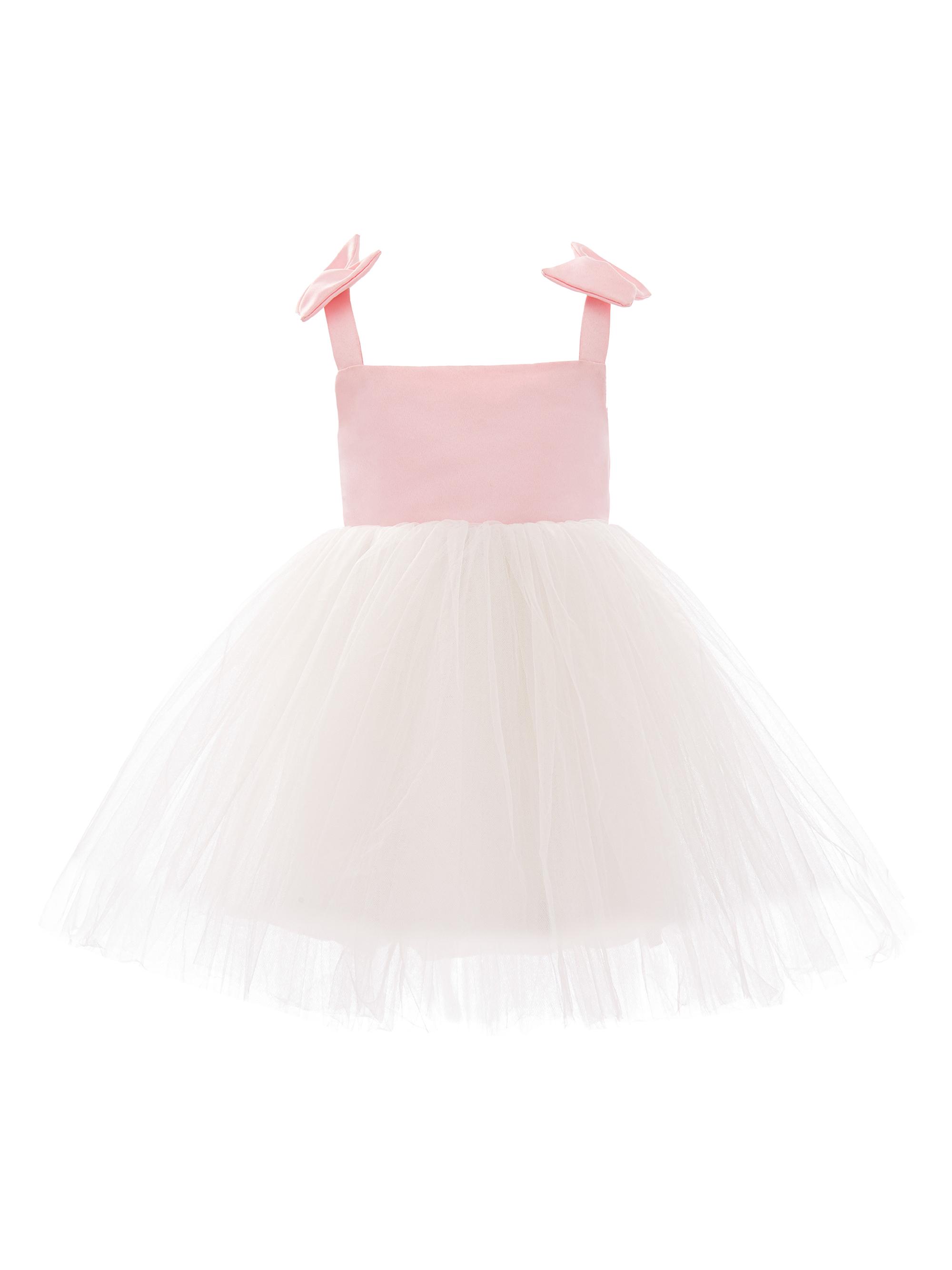 Mimi Tutu Little Girl's & Girl's Dress with Tulle Skirt - Pink