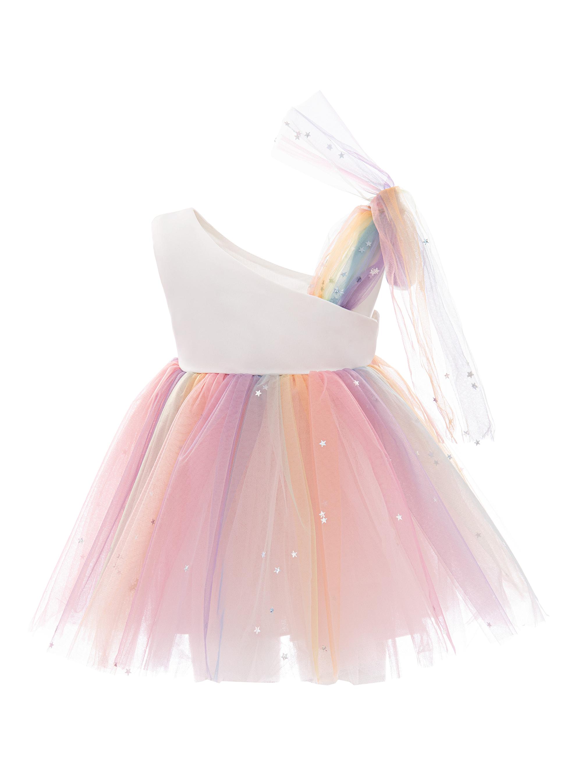 Mimi Tutu Little Girl's & Girl's Pastel Tulle Party Dress - Multicolored