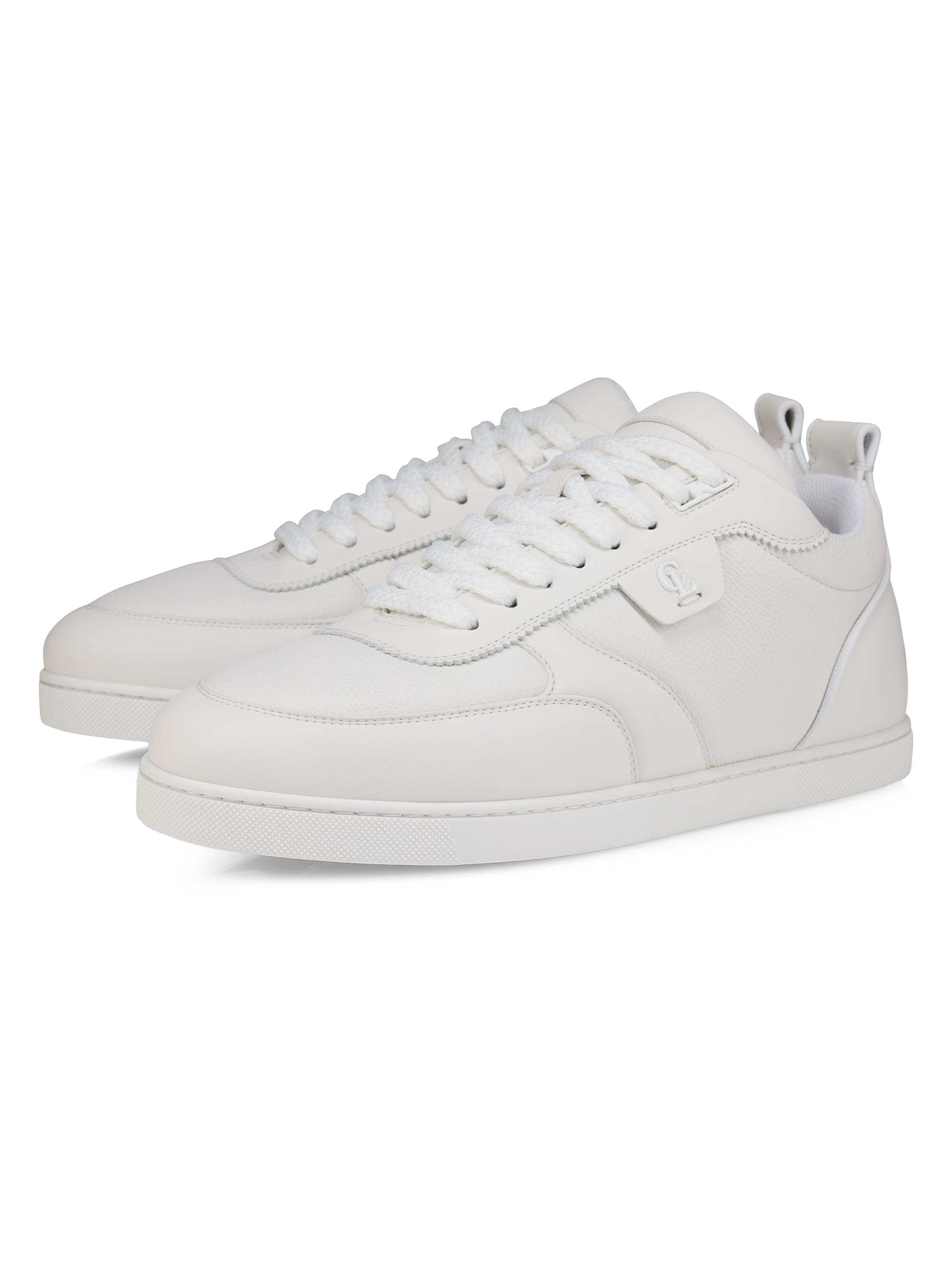 Christian Louboutin Men's SK VI Low-Top Sneakers - White | Thumbnail 2
