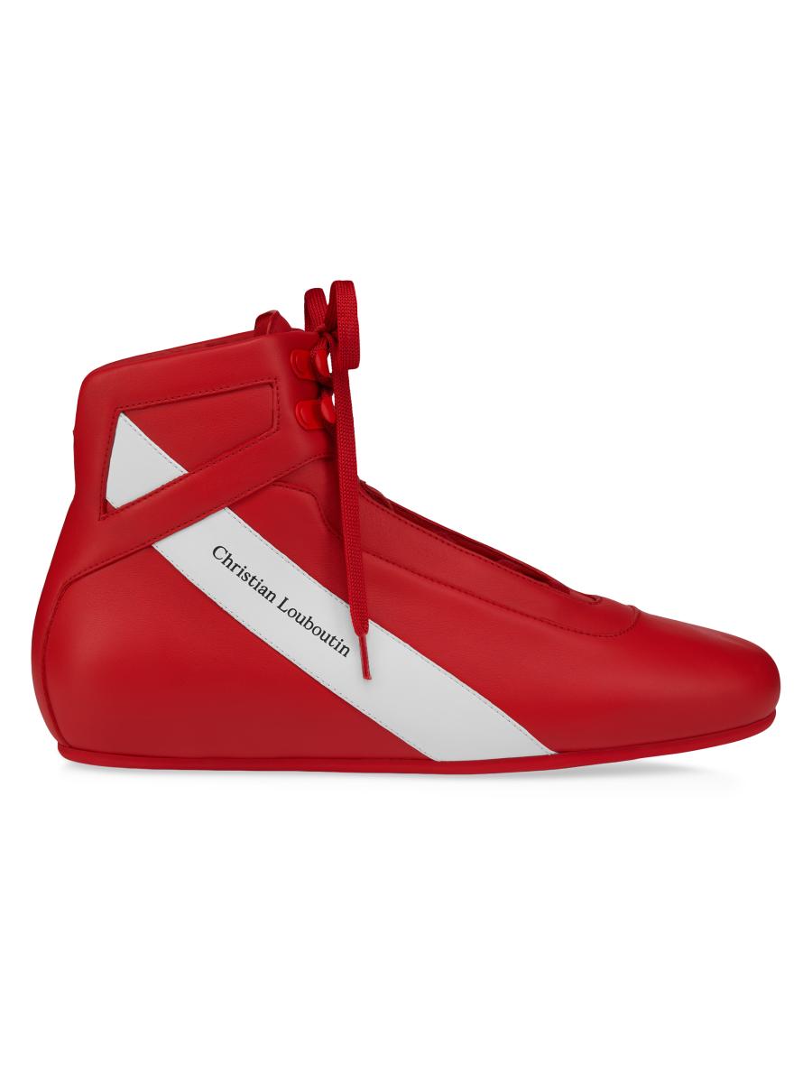 ルブタン　Hana Christian Louboutin The Butterfly High-Top Sneakers | Saks Fifth