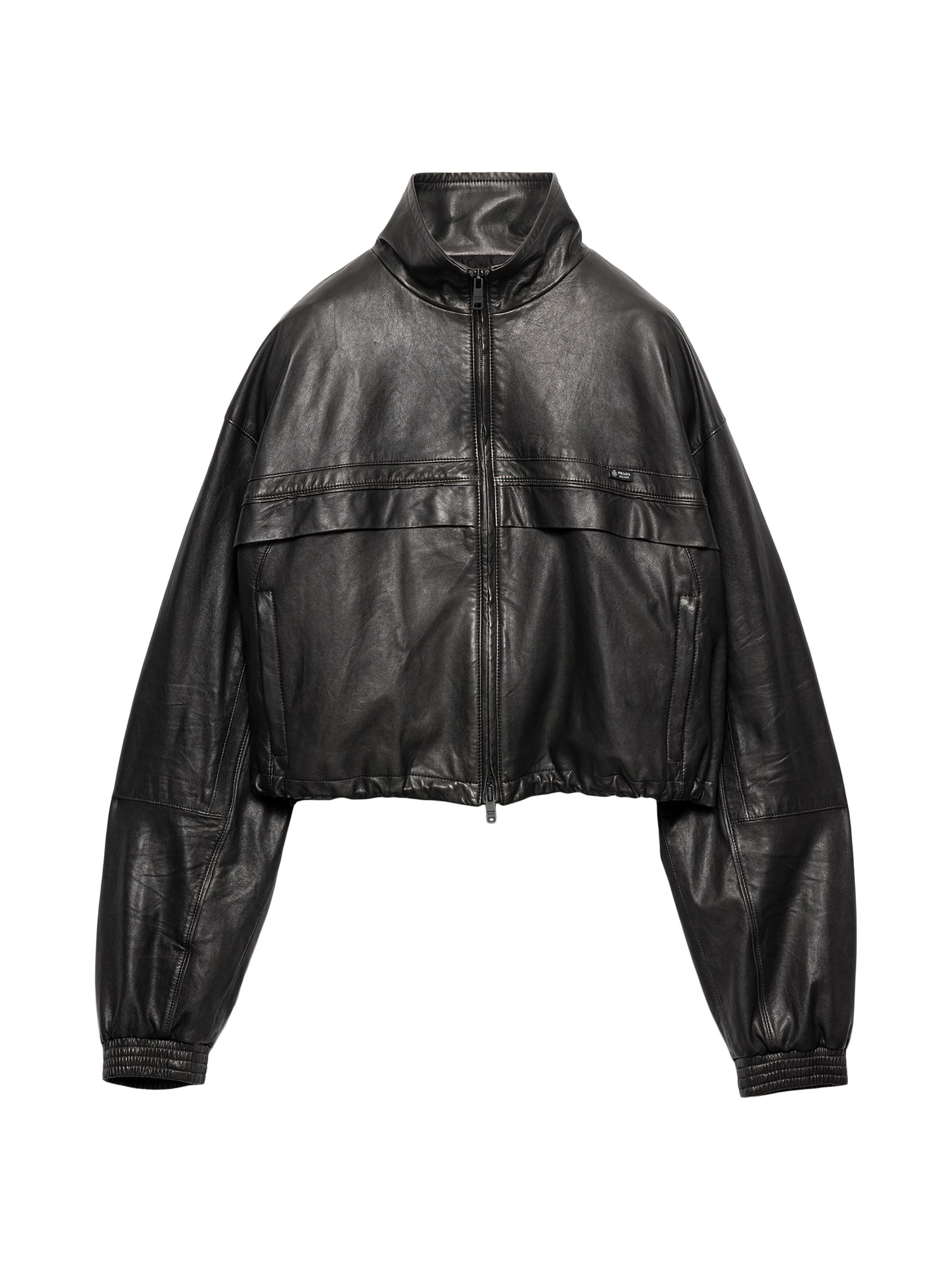 Prada Women's Nappa Leather Jacket - Black