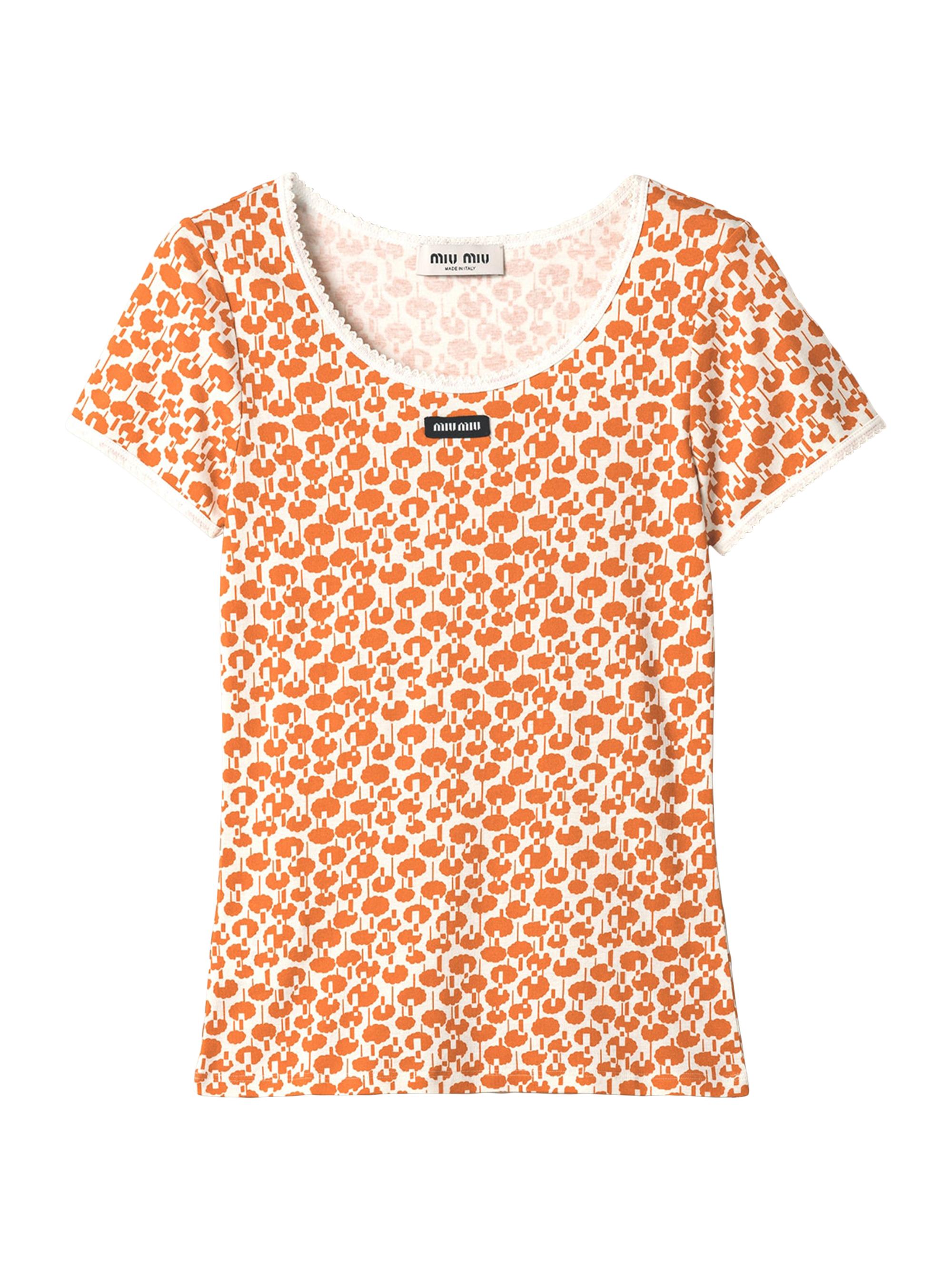 Miu Miu Women's Cotton T-Shirt